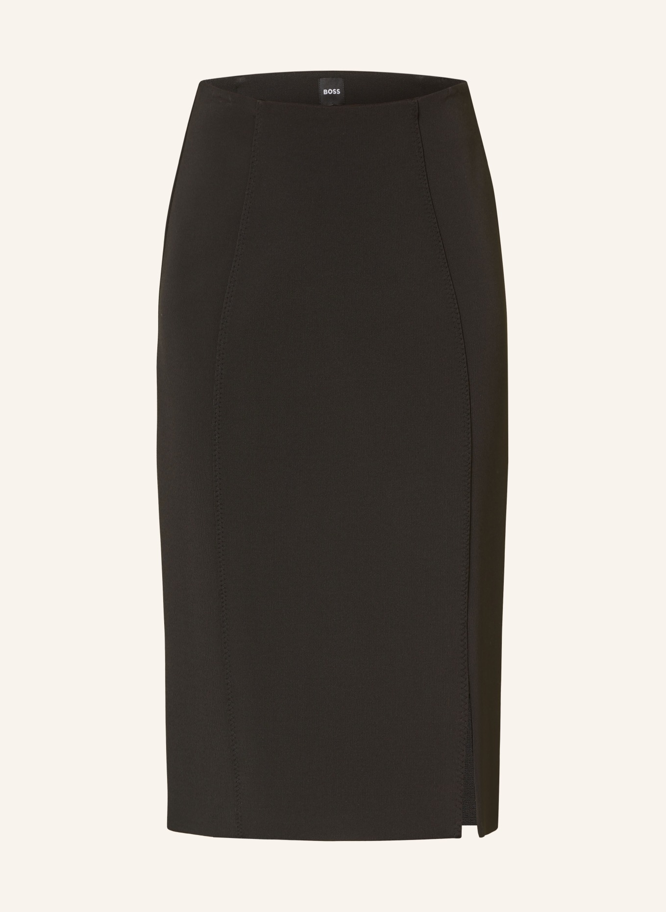 BOSS Jersey skirt VUKEVA, Color: BLACK (Image 1)