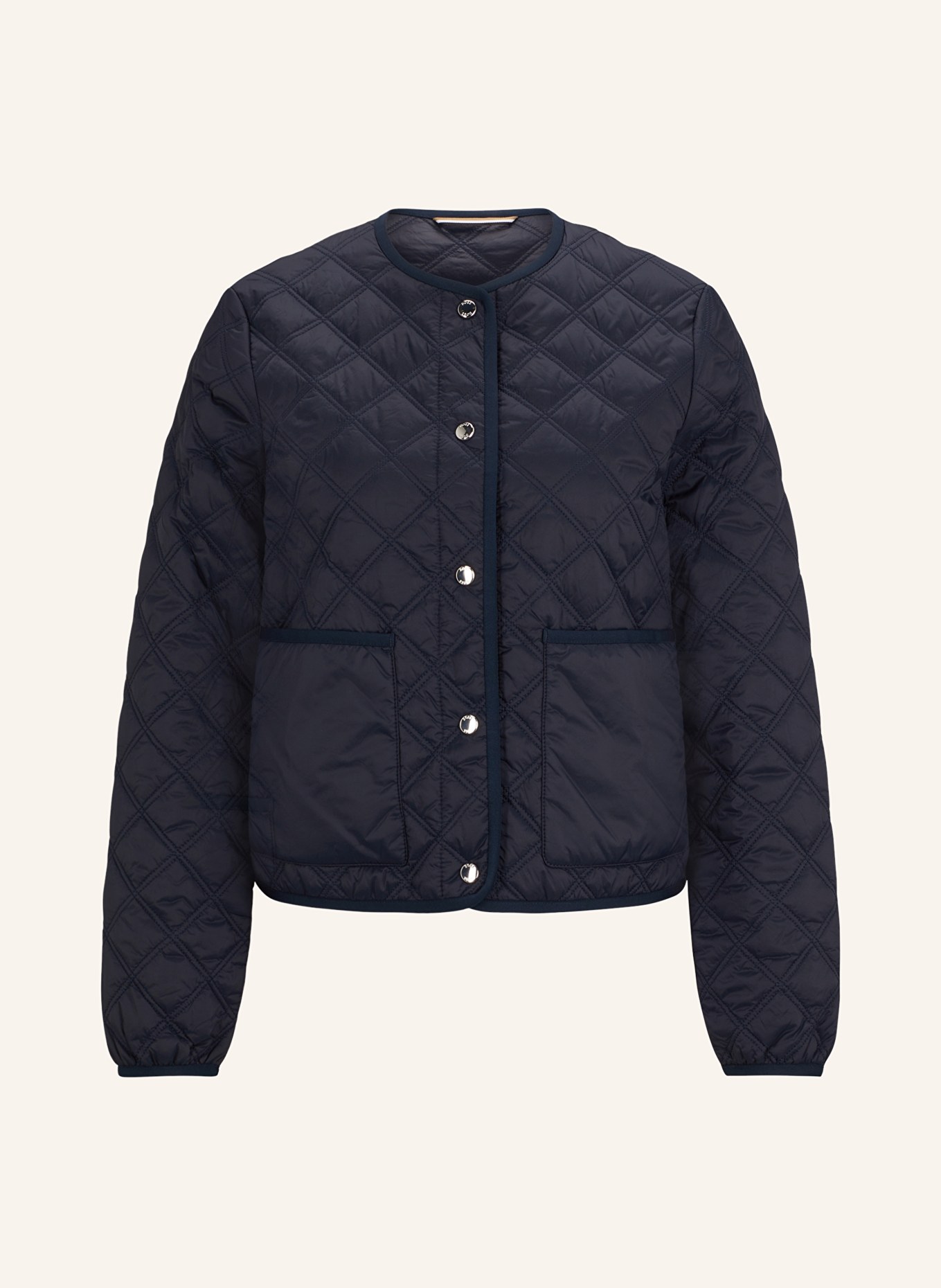 BOSS Quilted jacket PALISI, Color: DARK BLUE (Image 1)