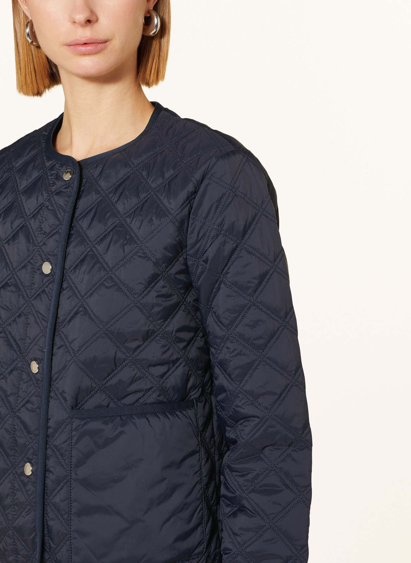 BOSS Quilted jacket PALISI, Color: DARK BLUE (Image 4)