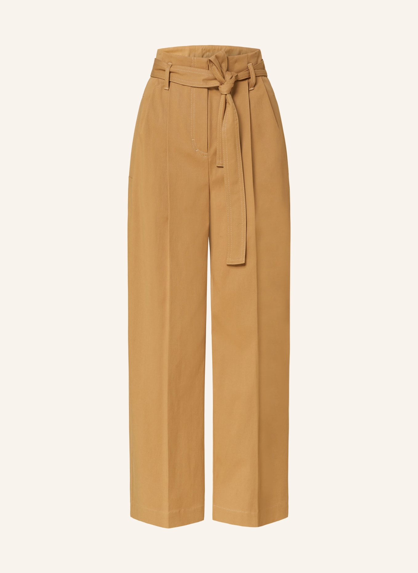 BOSS 7/8 trousers TENOY, Color: BEIGE (Image 1)