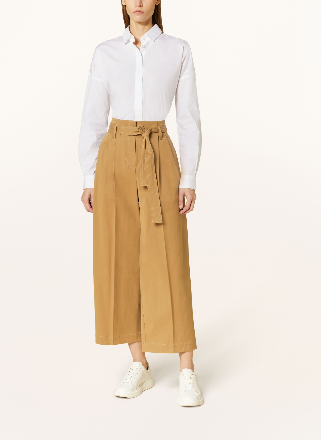 BOSS 7/8 trousers TENOY, Color: BEIGE (Image 2)