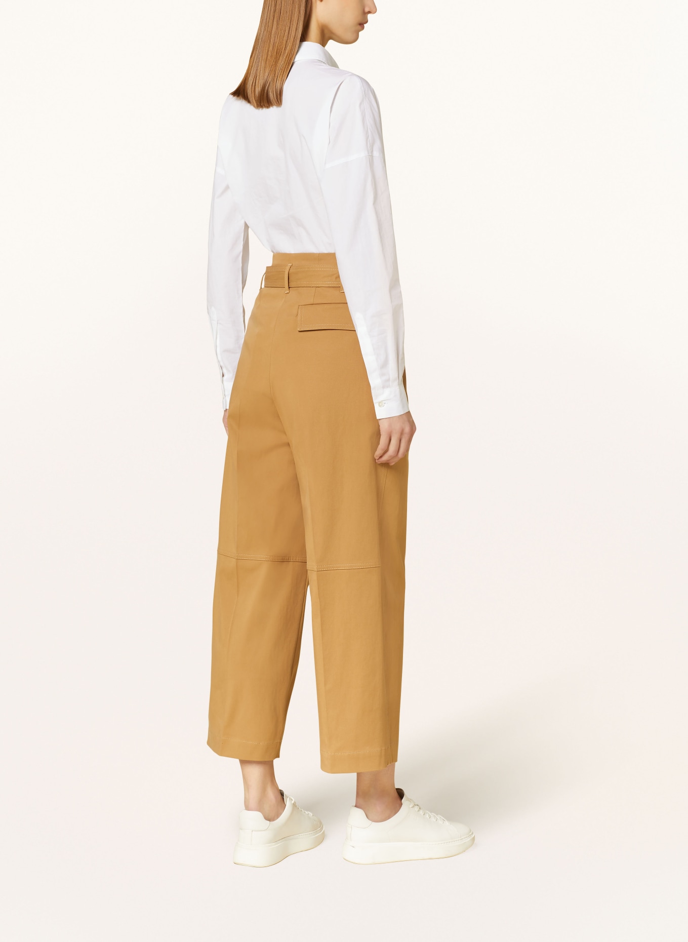 BOSS 7/8 trousers TENOY, Color: BEIGE (Image 3)