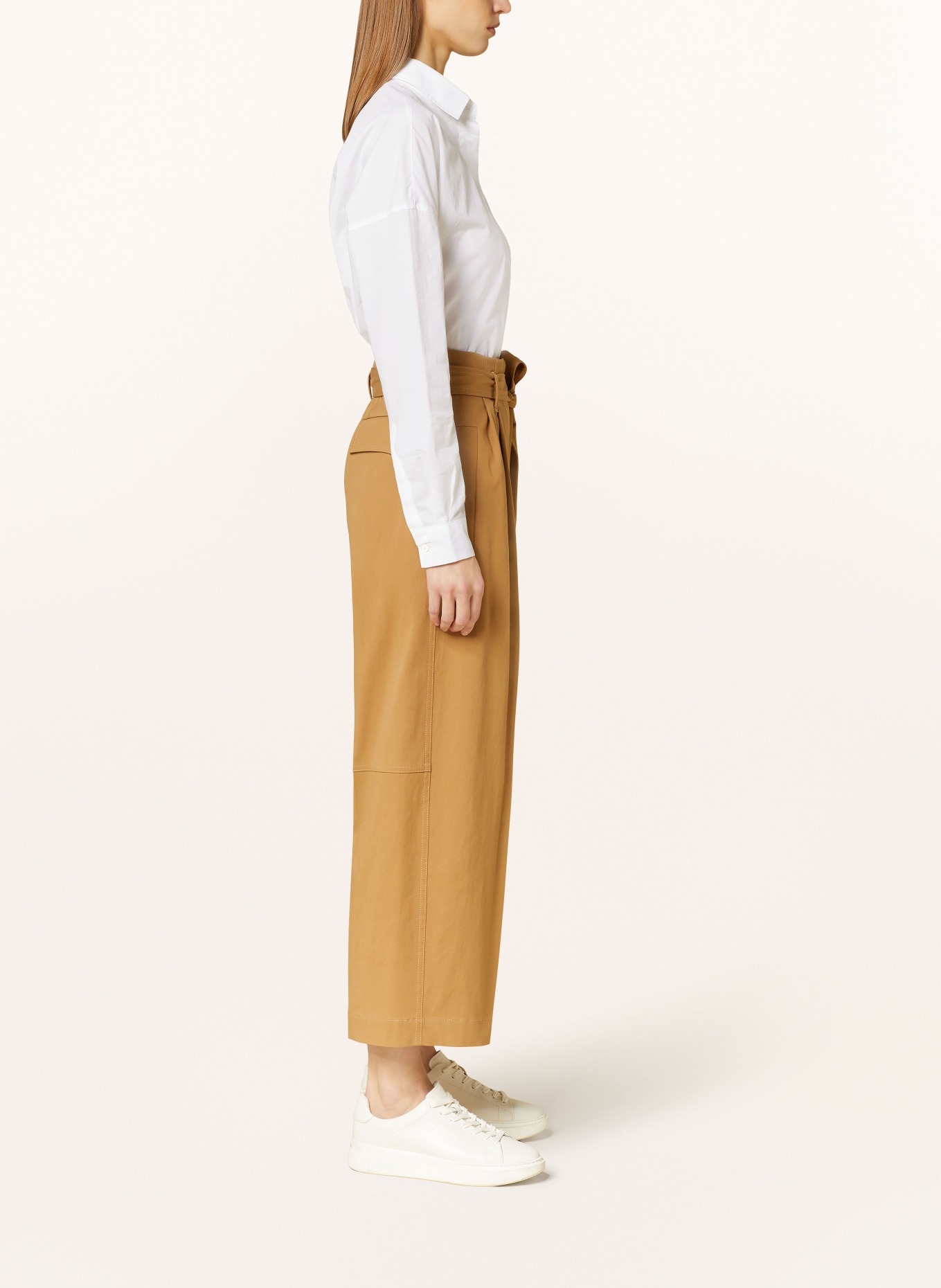 BOSS 7/8 trousers TENOY, Color: BEIGE (Image 4)