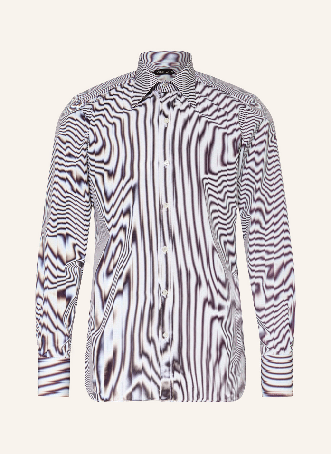 TOM FORD Shirt slim fit, Color: WHITE/ BLACK (Image 1)