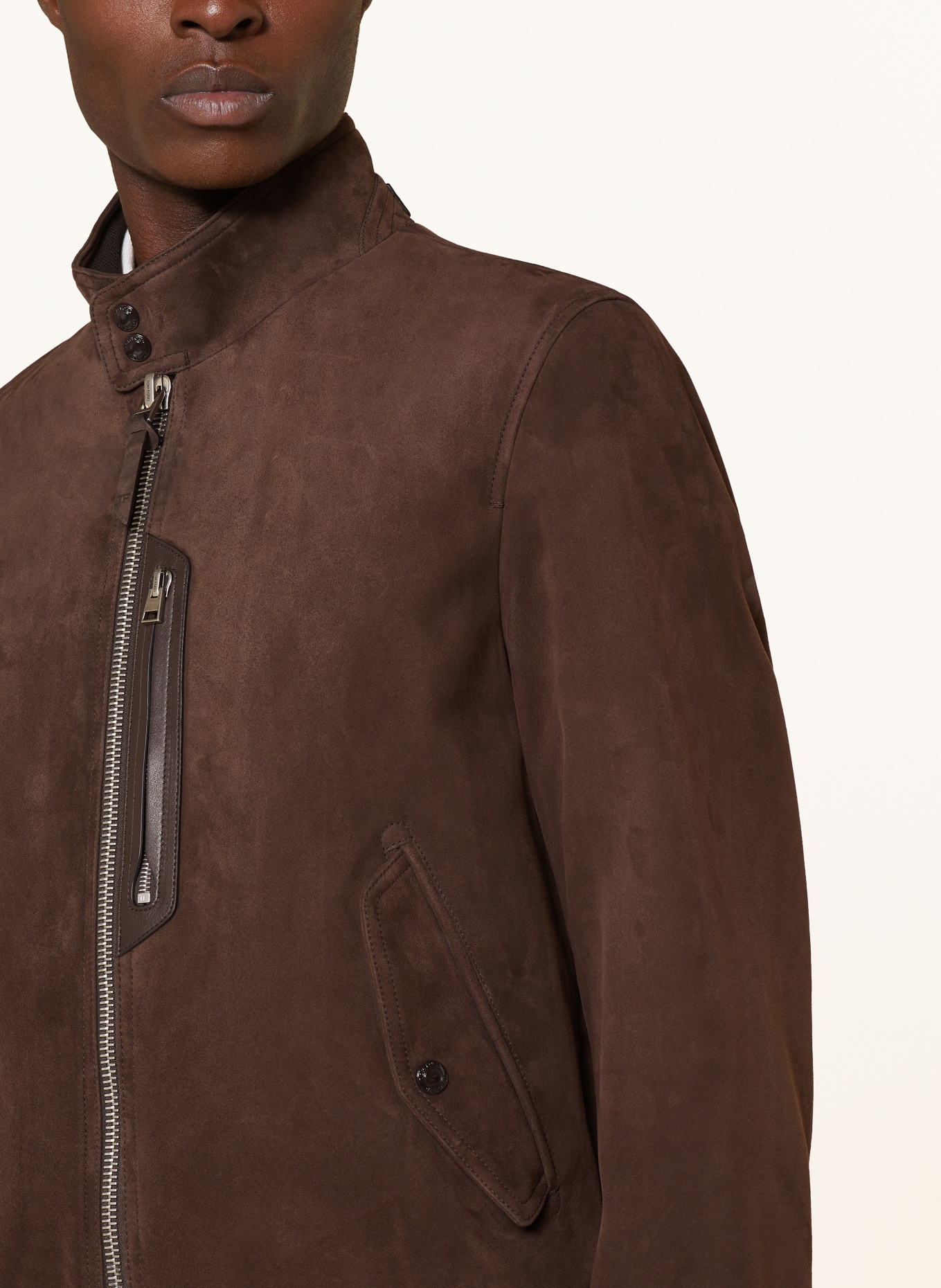 TOM FORD Leather jacket, Color: BROWN (Image 4)