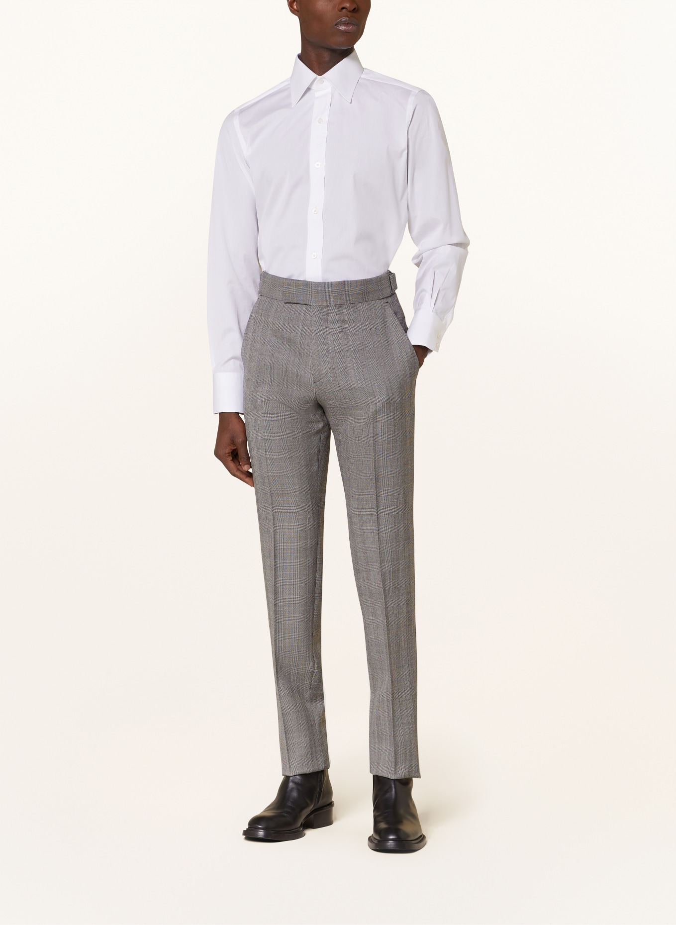 TOM FORD Oblek ATTICUS Extra Slim Fit, Barva: ZAWBL COMBO WHITE & BLACK (Obrázek 4)