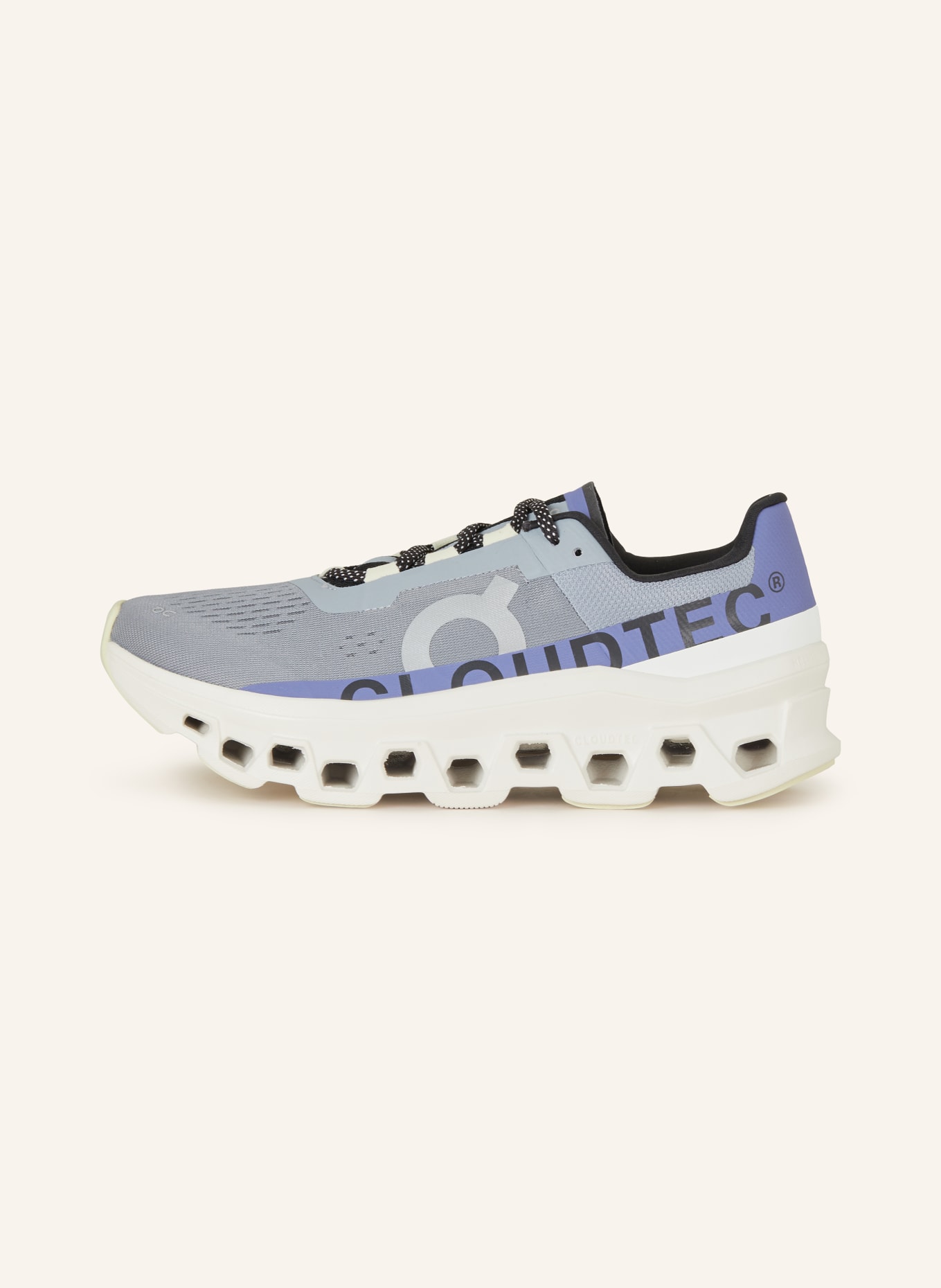 On Sneakers CLOUDMONSTER, Color: BLUE GRAY/ PURPLE (Image 4)