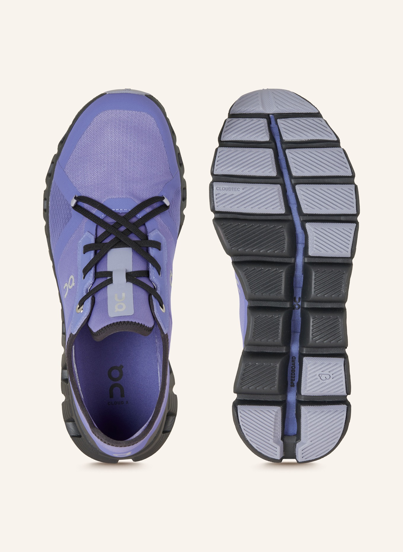 On Sneakers CLOUD X 3 AD, Color: PURPLE (Image 5)