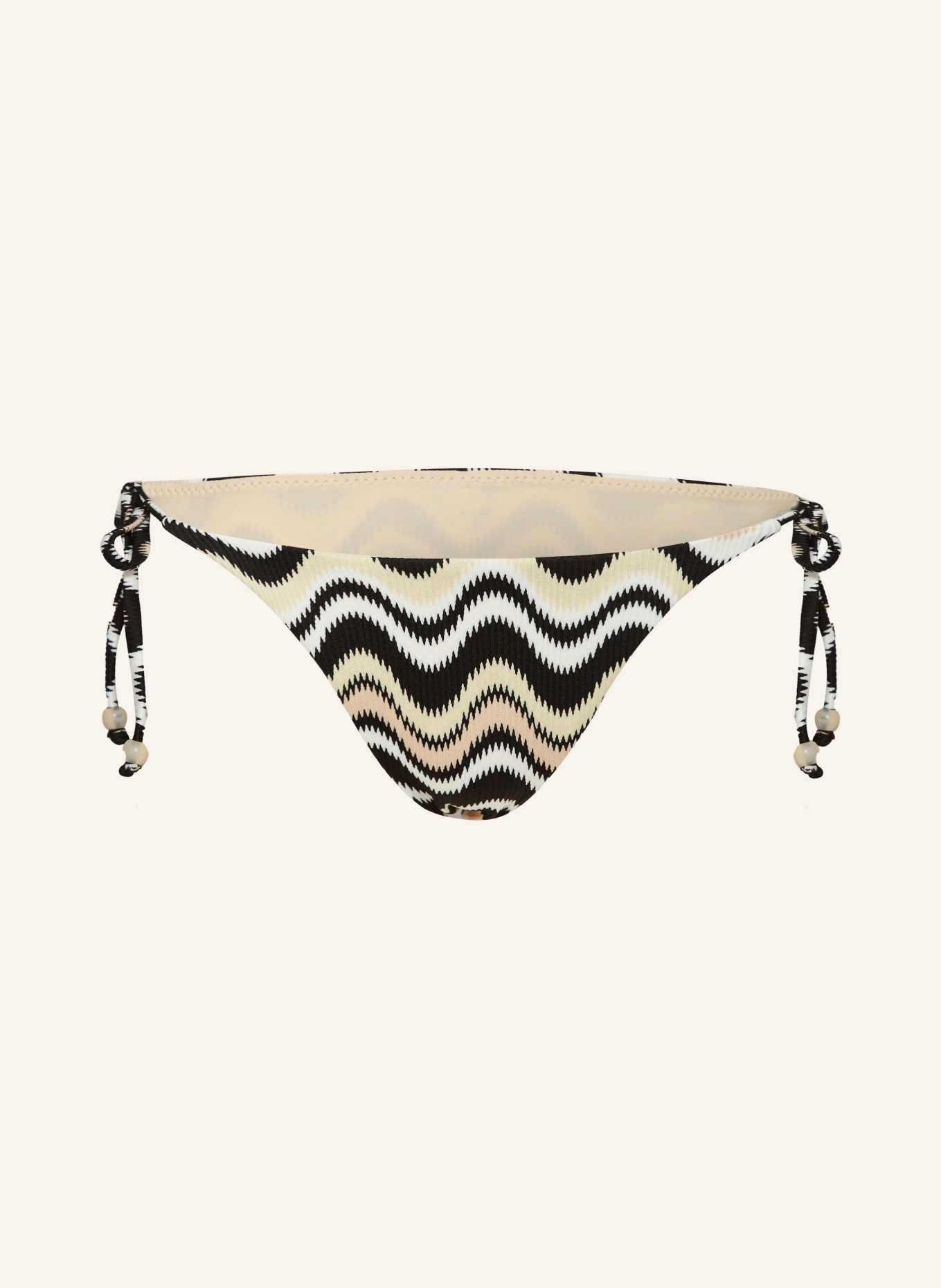 SEAFOLLY Triangel-Bikini-Hose NEUE WAVE, Farbe: SCHWARZ/ CREME/ WEISS (Bild 1)