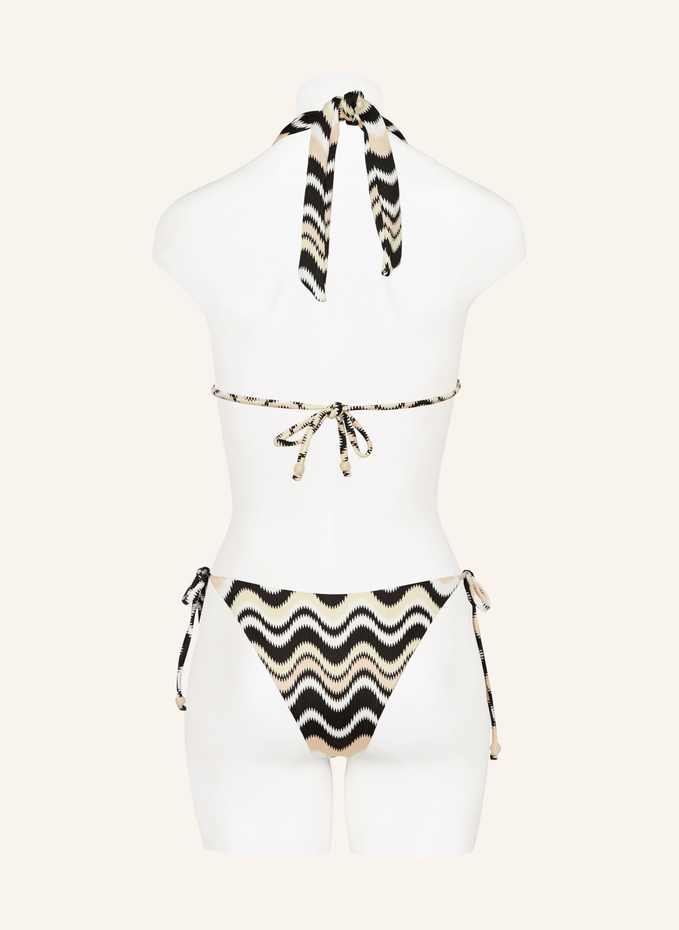 SEAFOLLY Triangle bikini bottoms NEUE WAVE, Color: BLACK/ CREAM/ WHITE (Image 3)