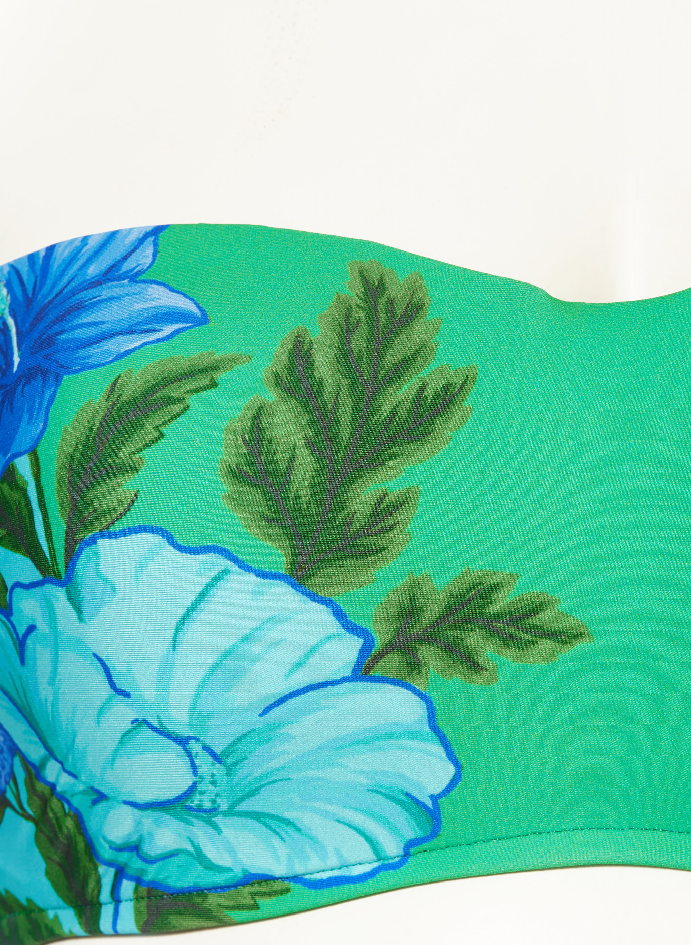 SEAFOLLY Bandeau bikini top GARDEN PARTY, Color: GREEN/ BLUE/ TURQUOISE (Image 6)