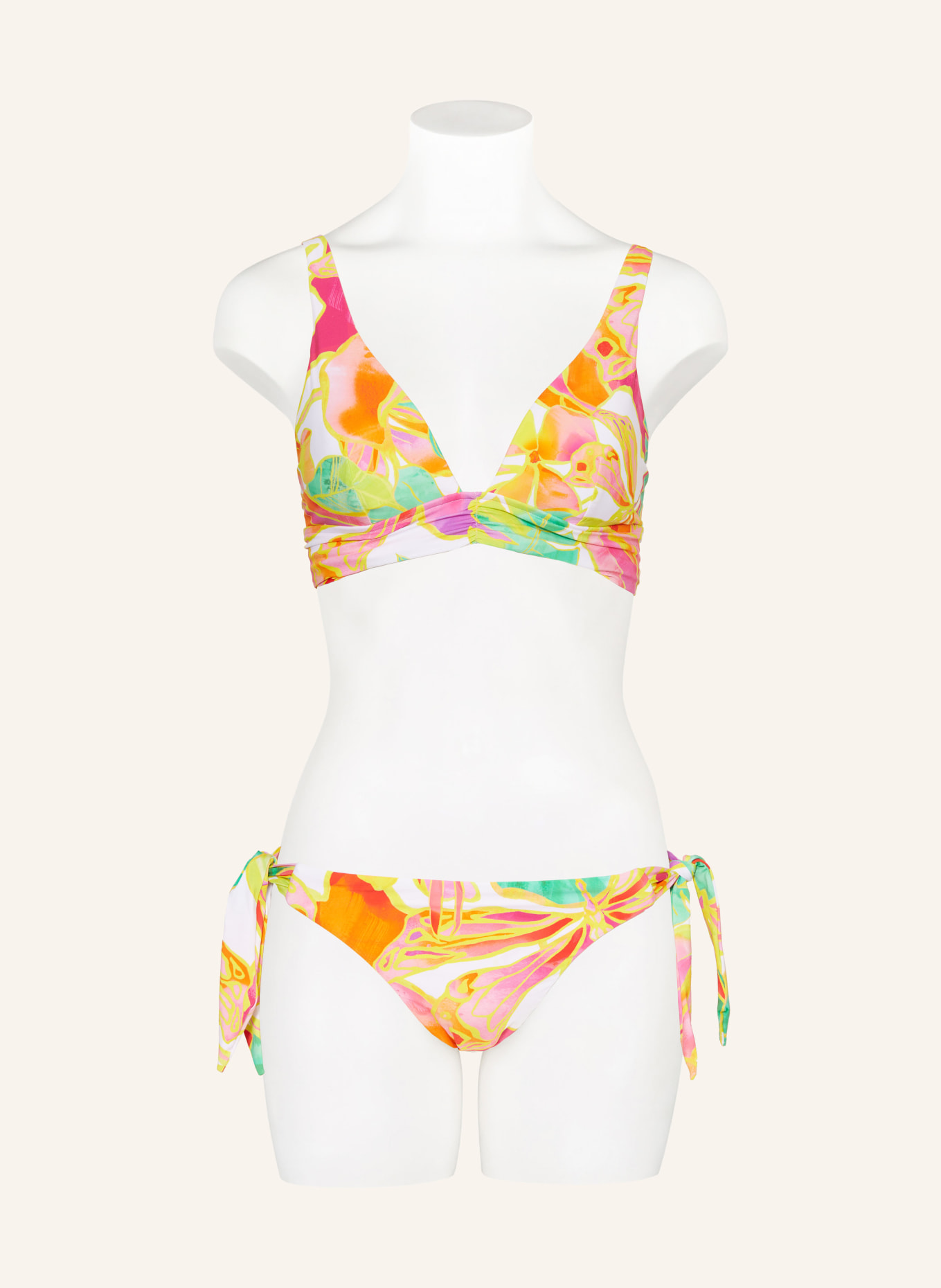 SEAFOLLY Bralette bikini top WONDERLAND, Color: YELLOW/ ORANGE/ FUCHSIA (Image 2)