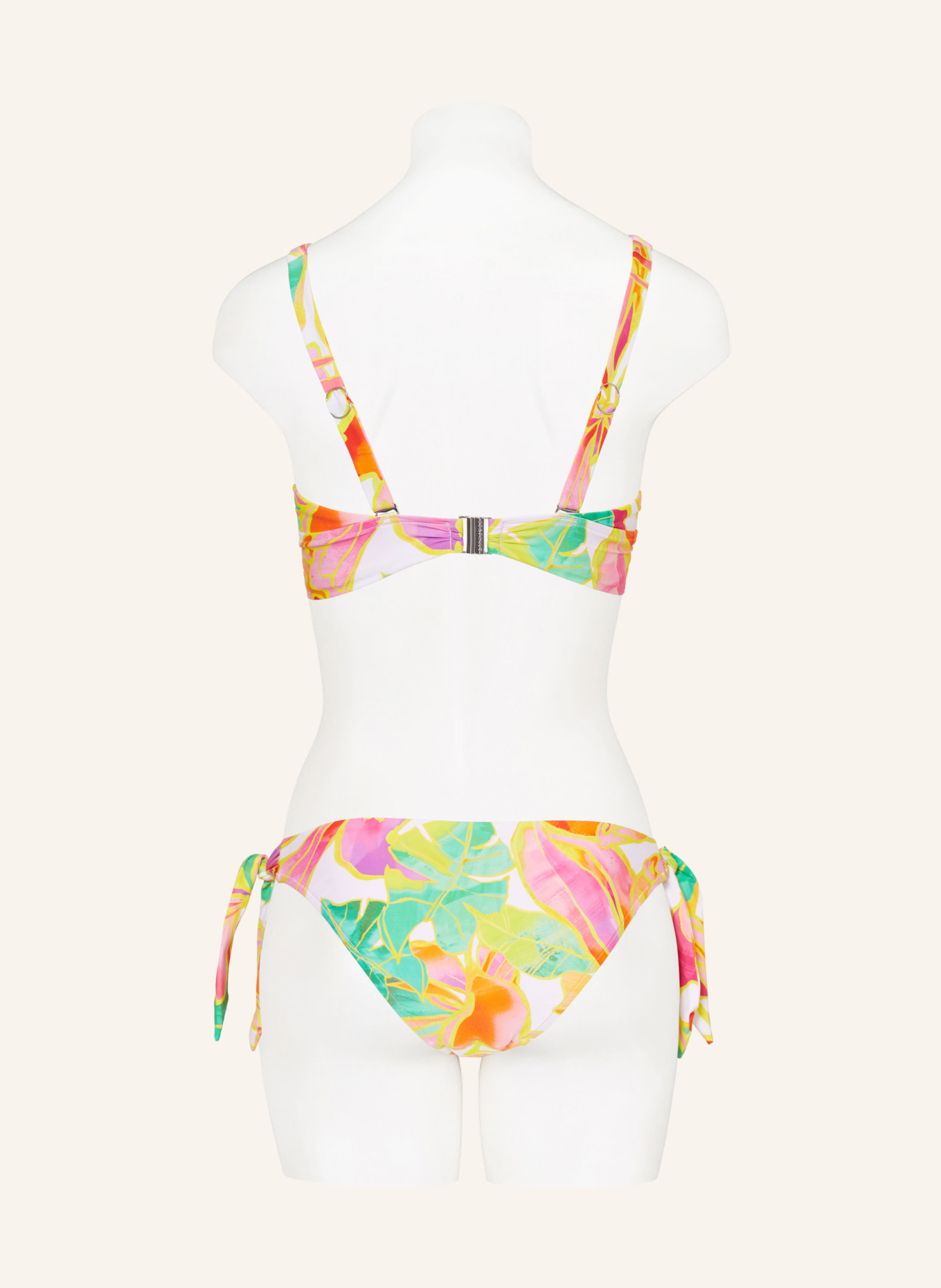 SEAFOLLY Bustier-Bikini-Top WONDERLAND, Farbe: GELB/ ORANGE/ FUCHSIA (Bild 3)