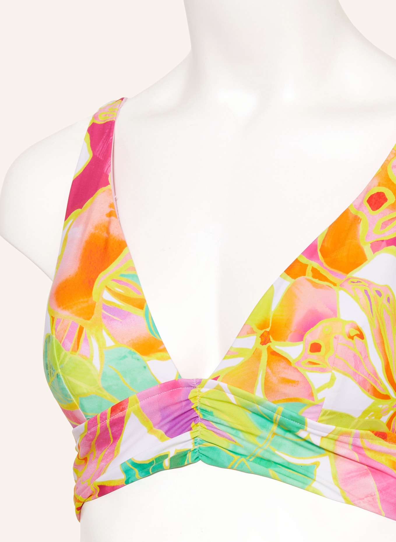 SEAFOLLY Bralette bikini top WONDERLAND, Color: YELLOW/ ORANGE/ FUCHSIA (Image 4)