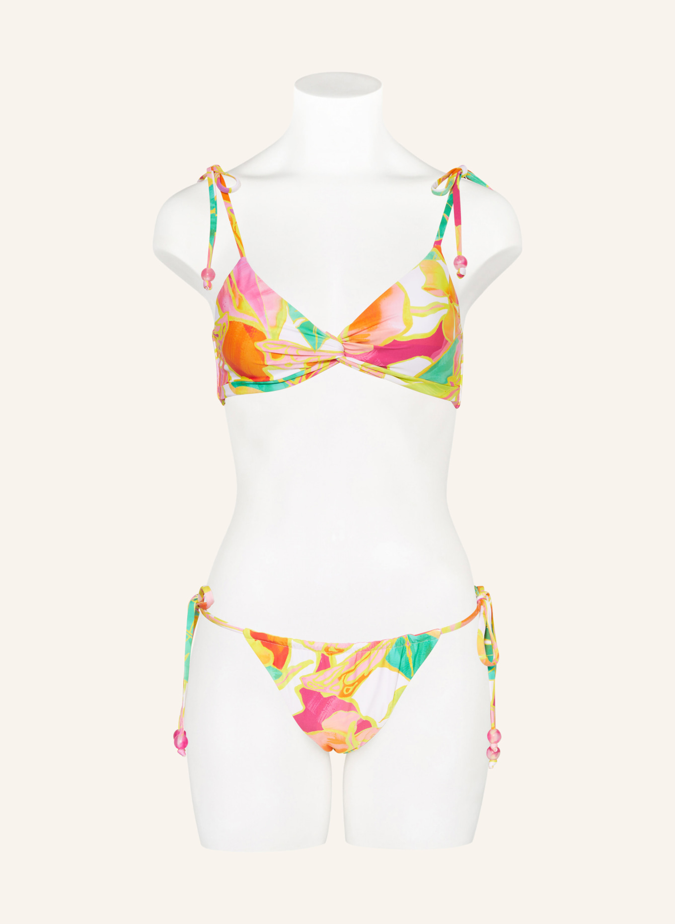 SEAFOLLY Bralette bikini top WONDERLAND, Color: YELLOW/ FUCHSIA/ ORANGE (Image 2)