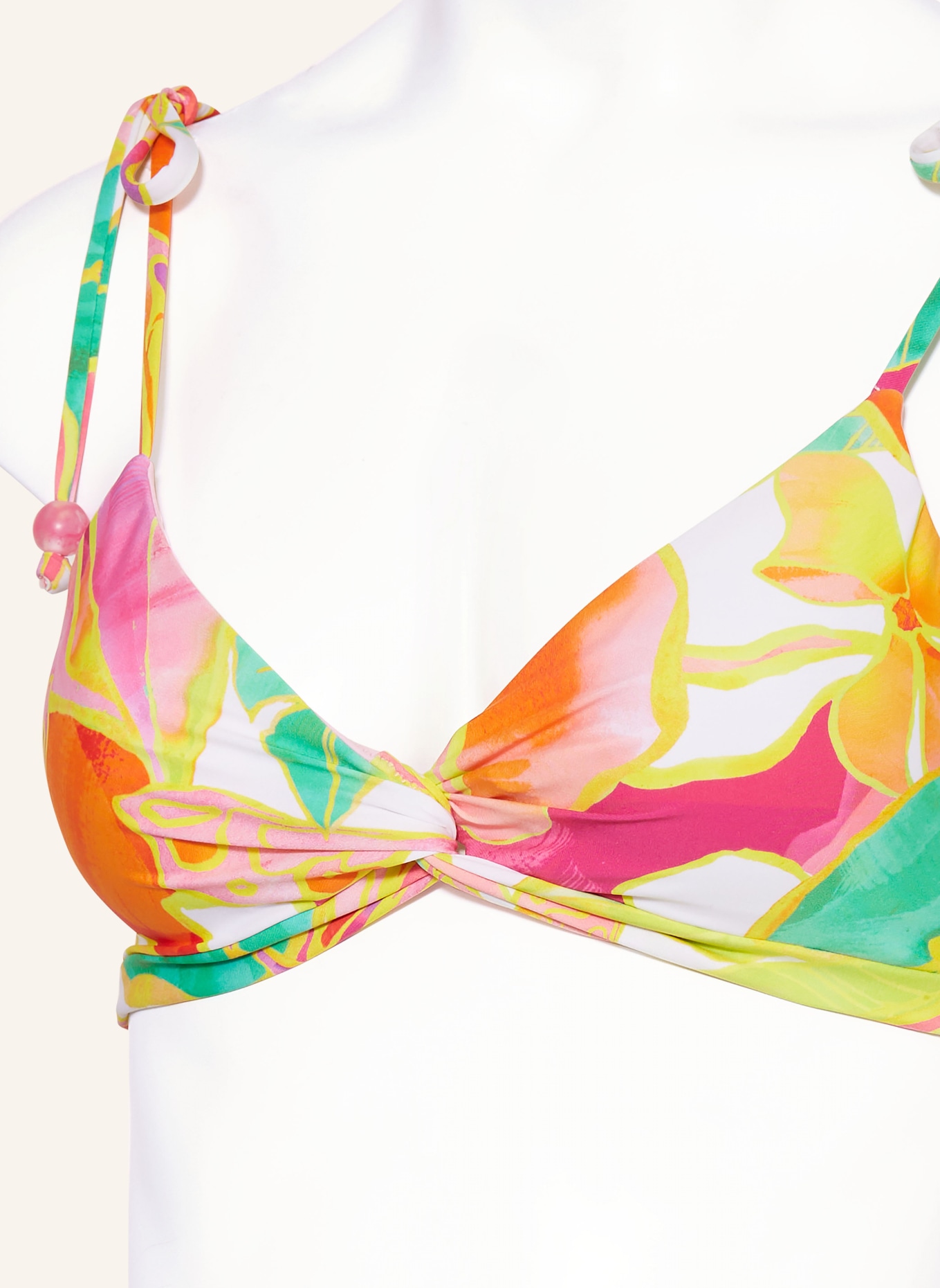 SEAFOLLY Bralette-Bikini-Top WONDERLAND, Farbe: GELB/ FUCHSIA/ ORANGE (Bild 4)