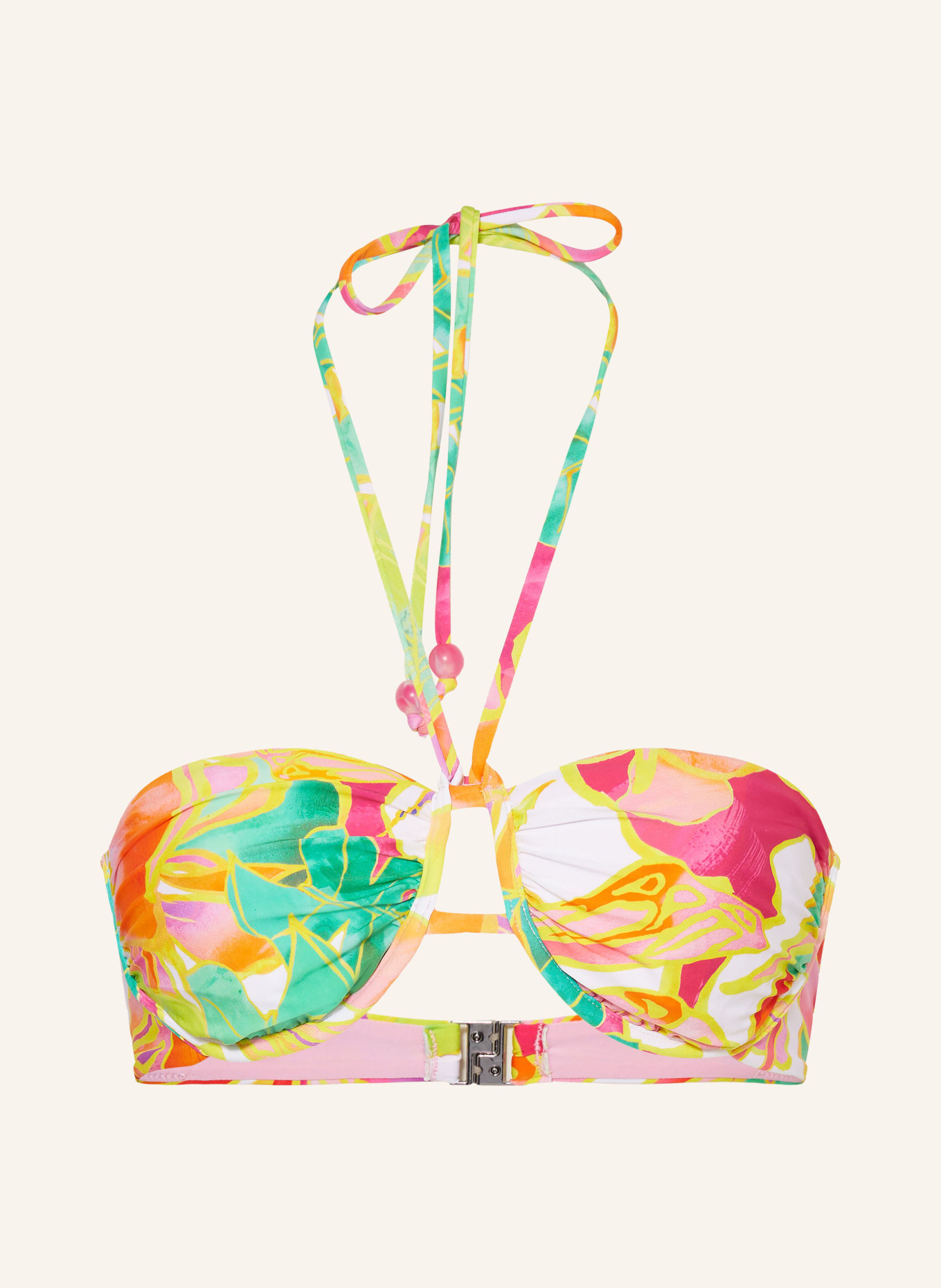 SEAFOLLY Underwired bikini top WONDERLAND, Color: YELLOW/ FUCHSIA/ GREEN (Image 1)