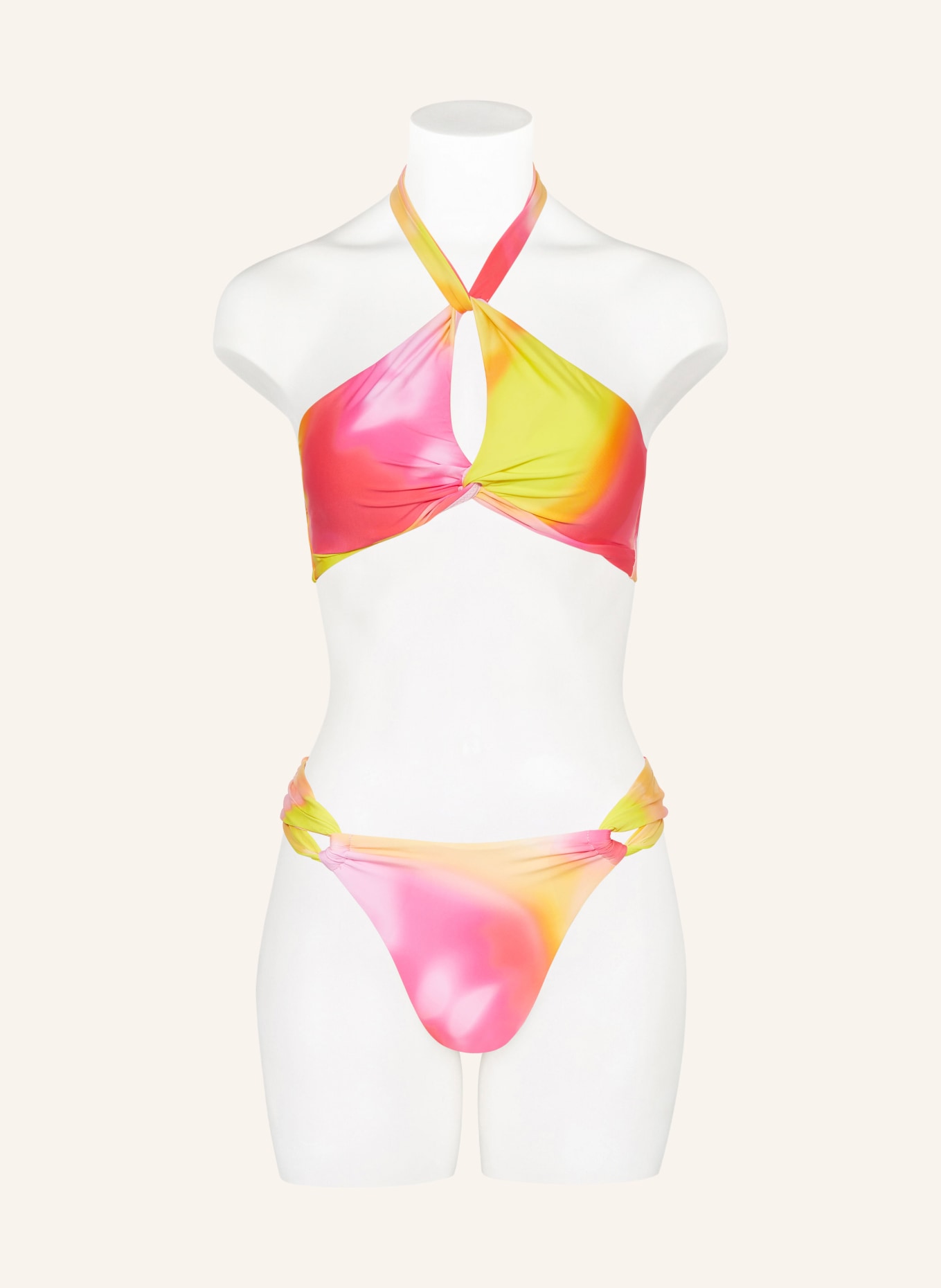 SEAFOLLY Bustier-Bikini-Top COLOUR CRUSH: GELB/ PINK/ ROSA