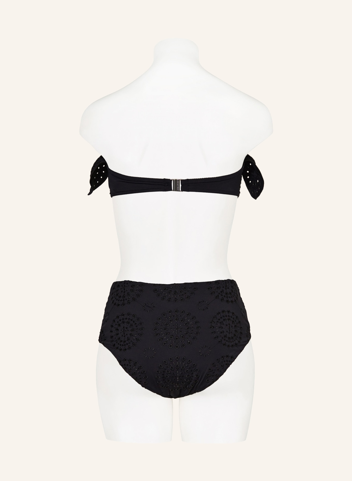 SEAFOLLY Bandeau bikini top LULU, Color: BLACK (Image 3)