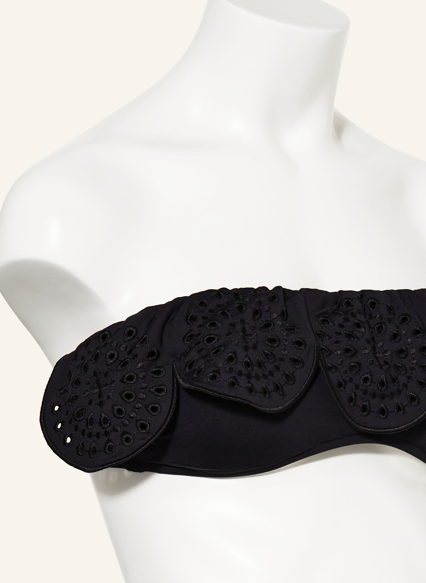 SEAFOLLY Bandeau bikini top LULU, Color: BLACK (Image 4)