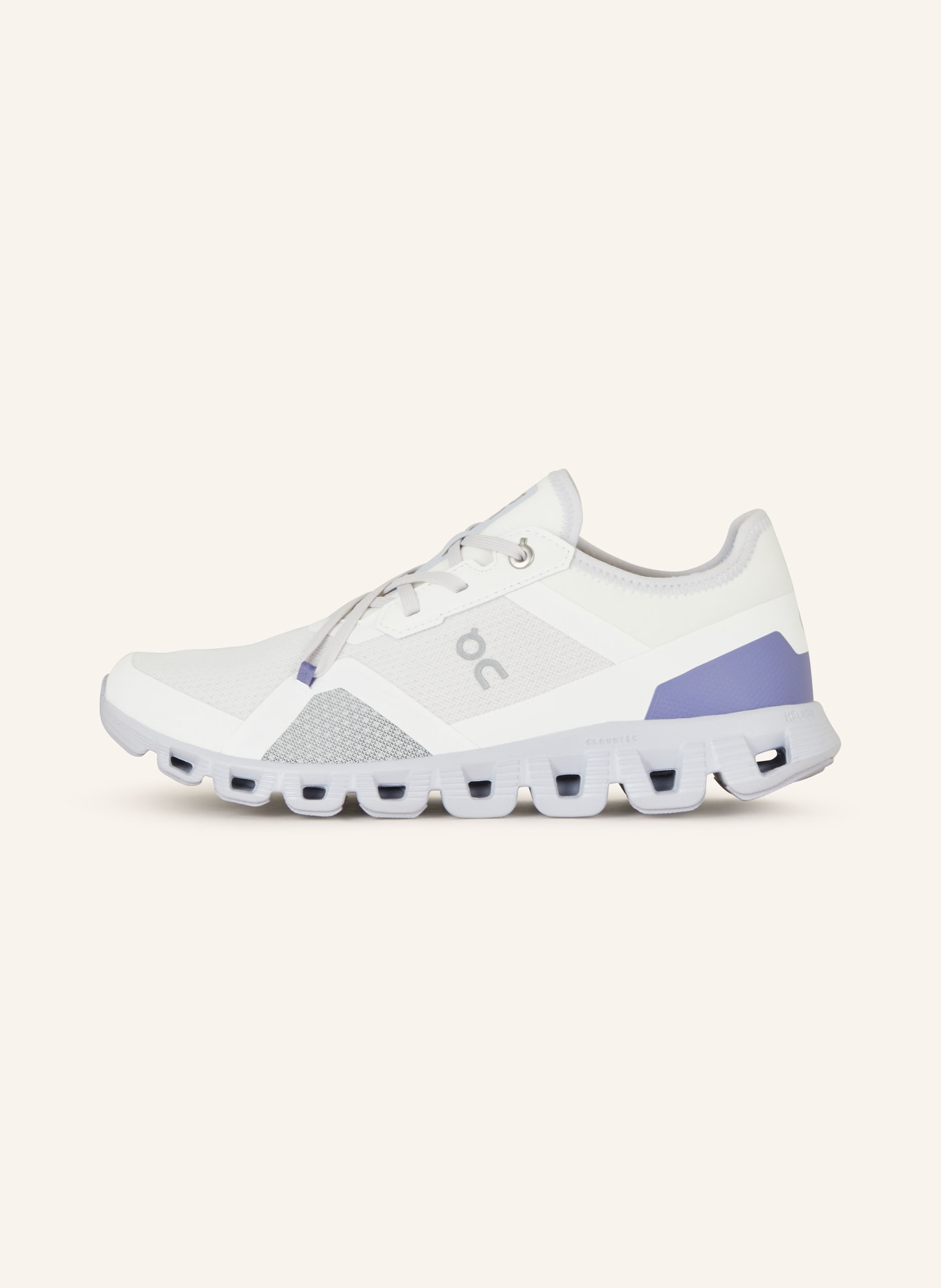 On Sneakers CLOUD X 3 AD, Color: WHITE/ PURPLE/ LIGHT GRAY (Image 4)