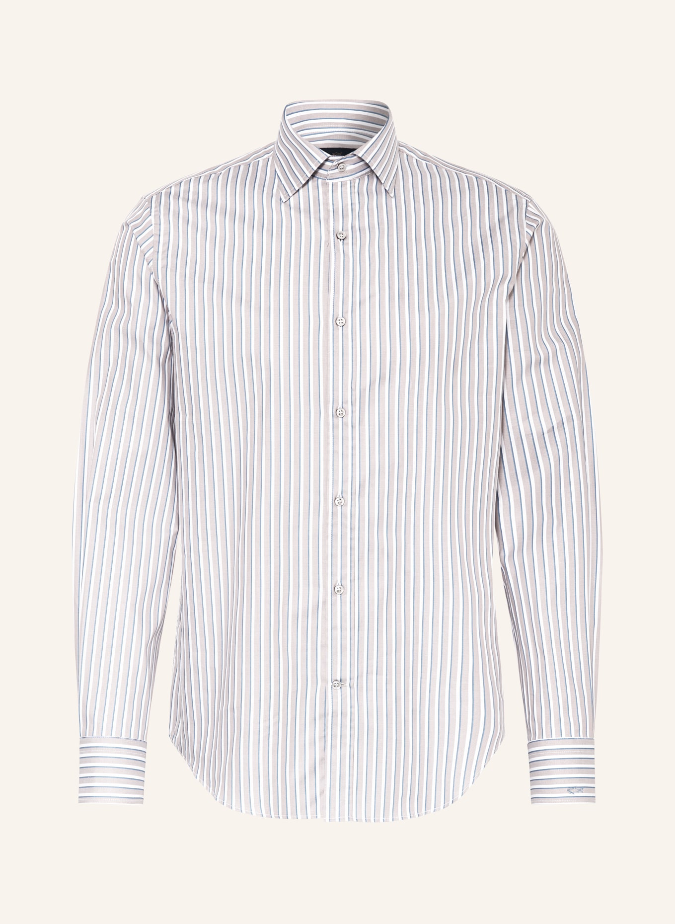 PAUL & SHARK Shirt regular fit, Color: BLUE/ WHITE/ BEIGE (Image 1)