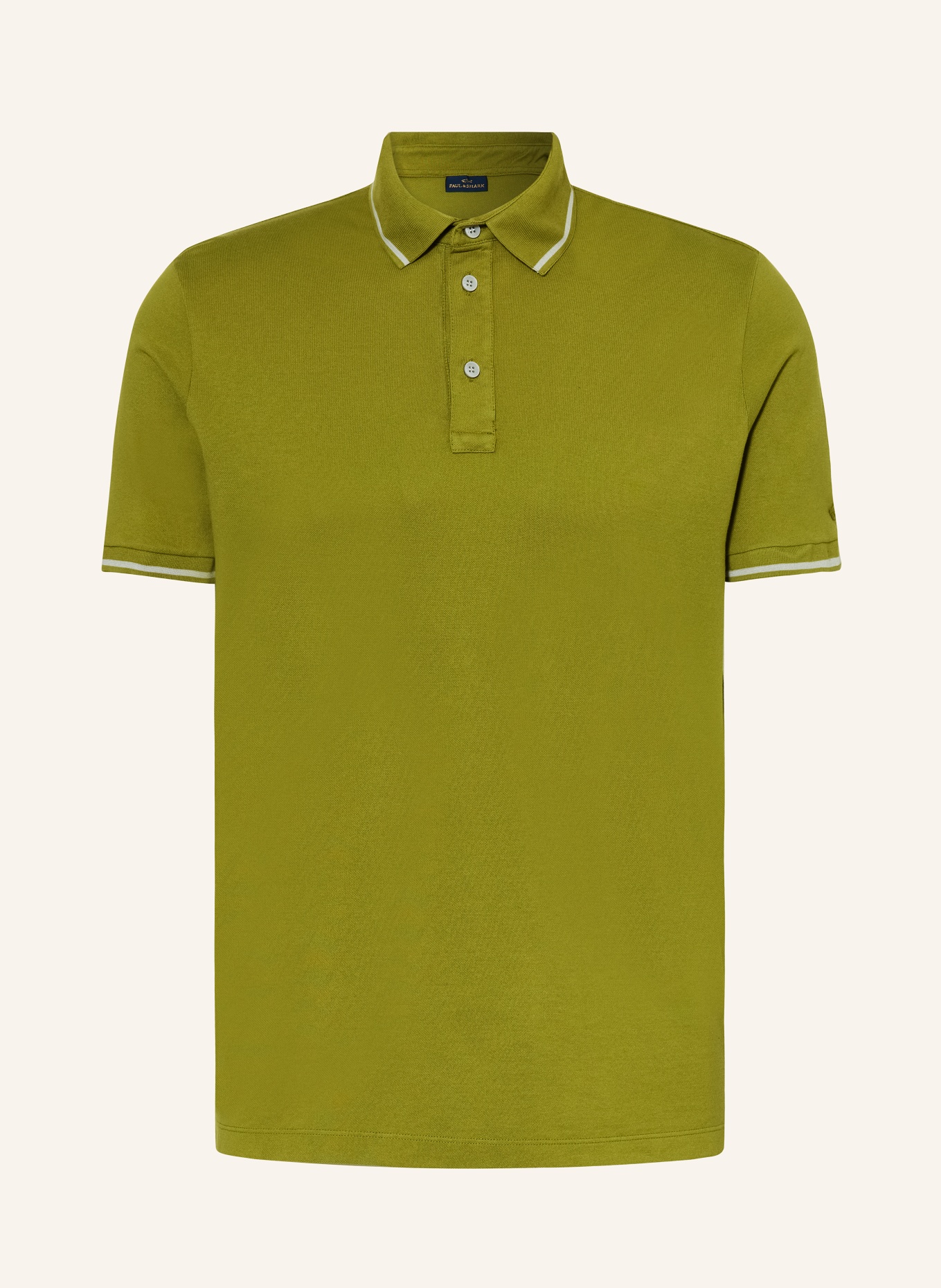 PAUL & SHARK Piqué-Poloshirt, Farbe: GRÜN (Bild 1)