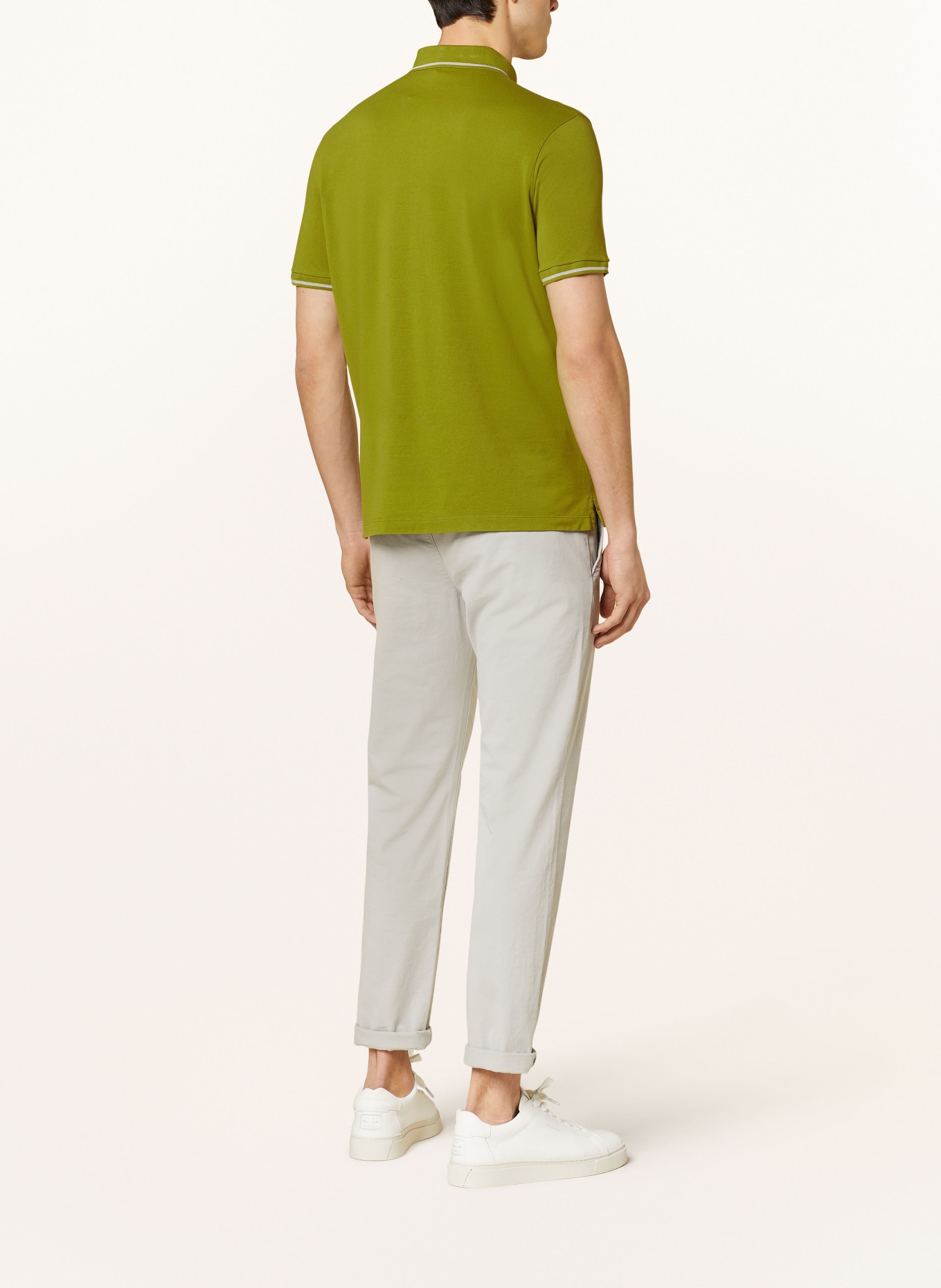 PAUL & SHARK Piqué polo shirt, Color: GREEN (Image 3)
