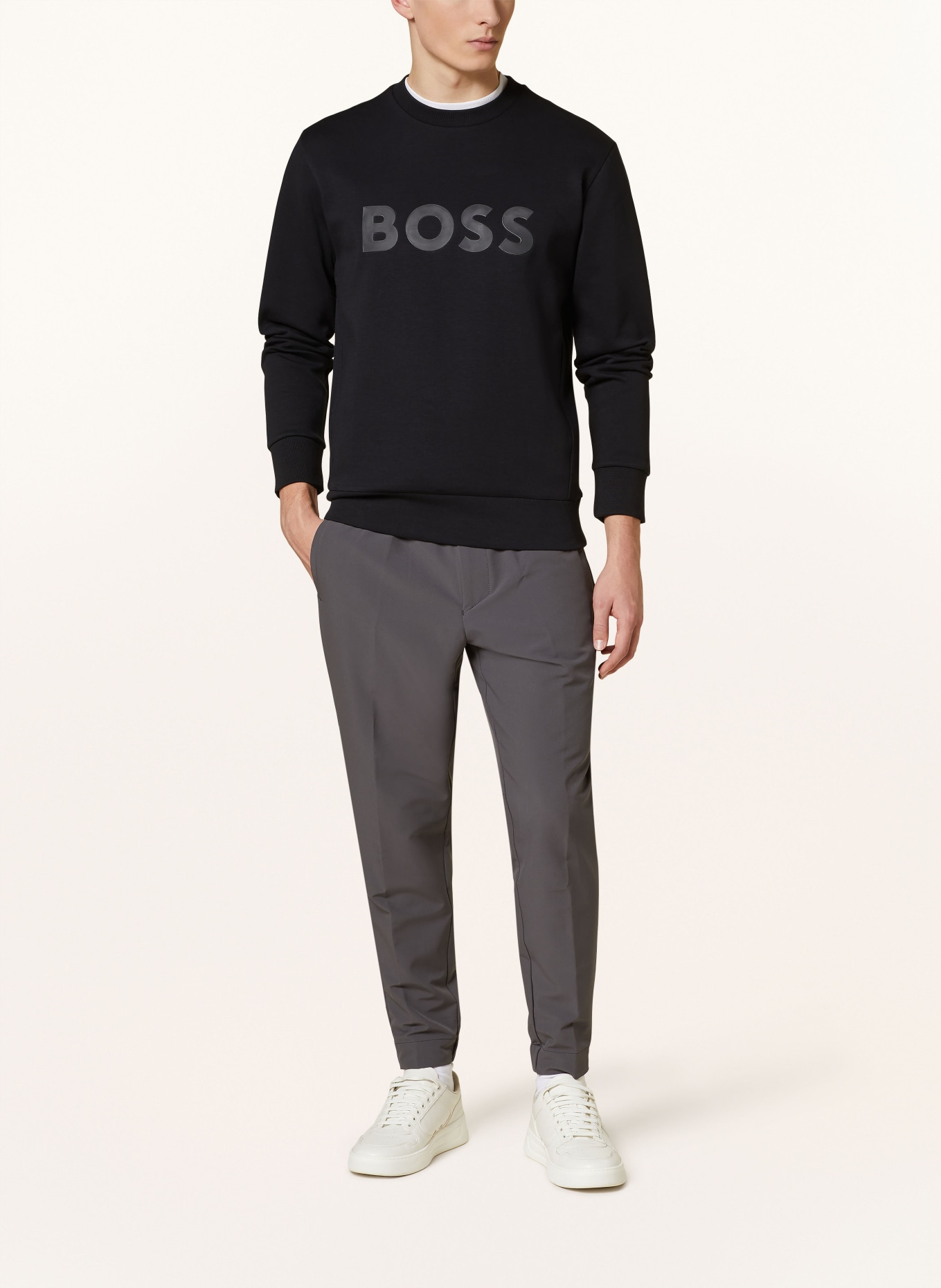 BOSS Sweatshirt SALBO, Farbe: SCHWARZ (Bild 2)