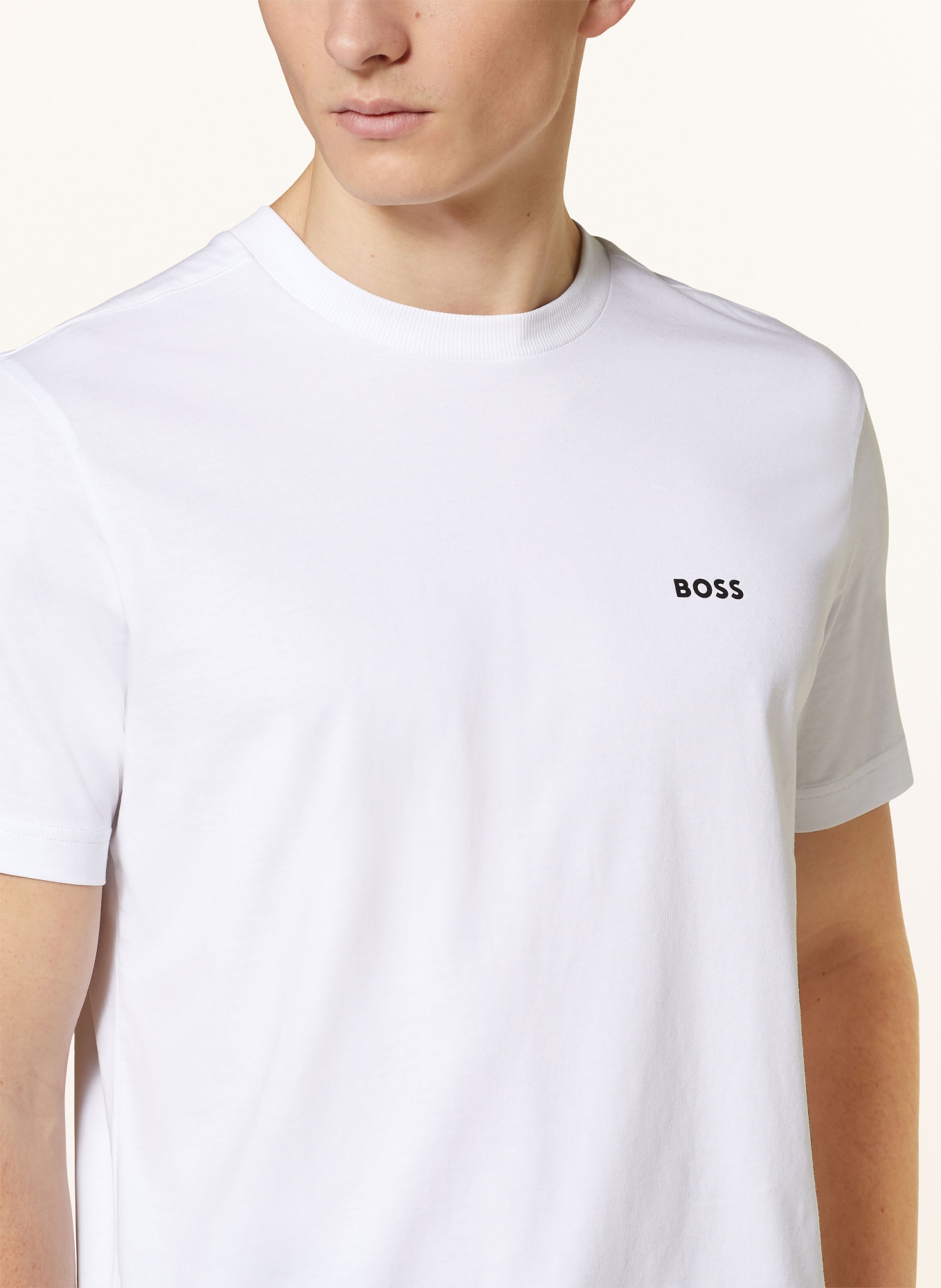 BOSS T-shirt TEE, Color: WHITE (Image 4)