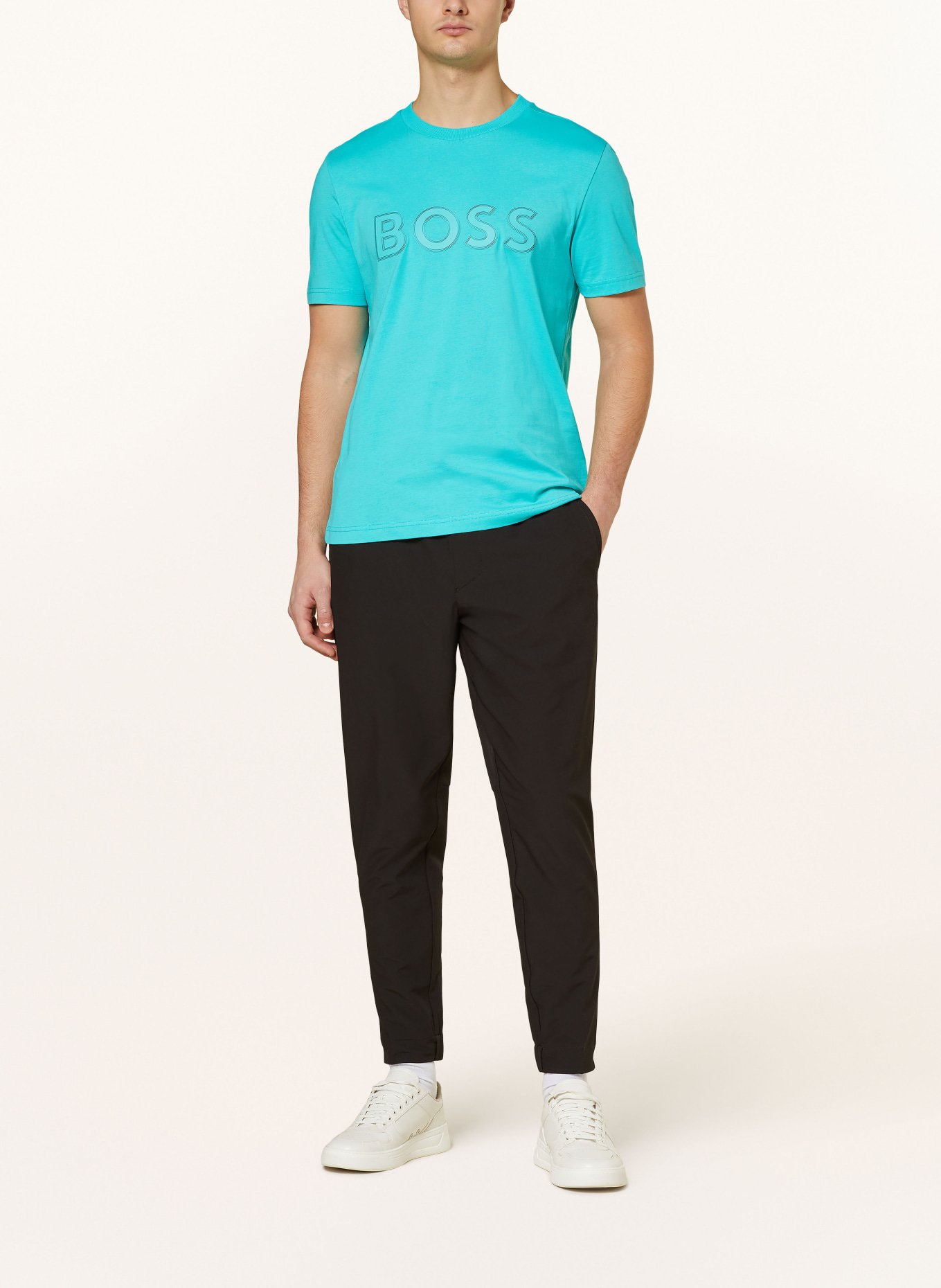 BOSS T-shirt, Kolor: TURKUSOWY (Obrazek 2)