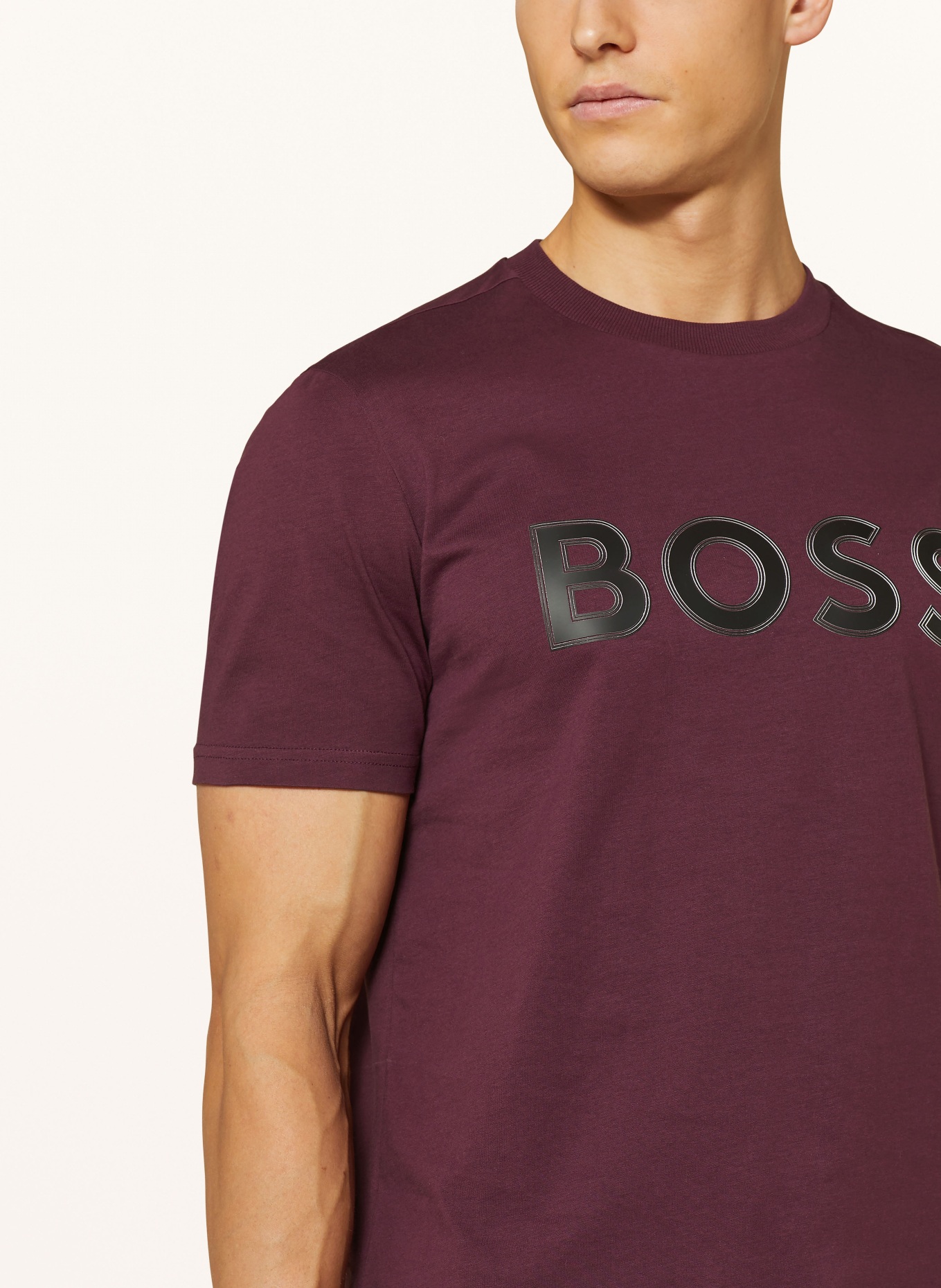 BOSS T-Shirt, Farbe: DUNKELROT (Bild 4)