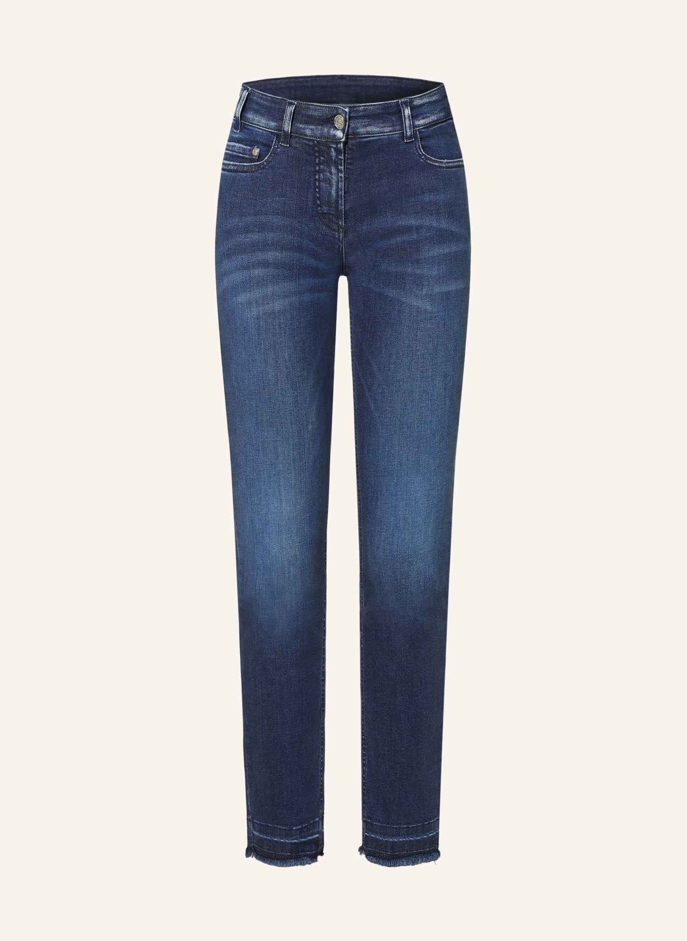 ULLI EHRLICH SPORTALM Skinny Jeans, Farbe: 23 Armada Blue (Bild 1)
