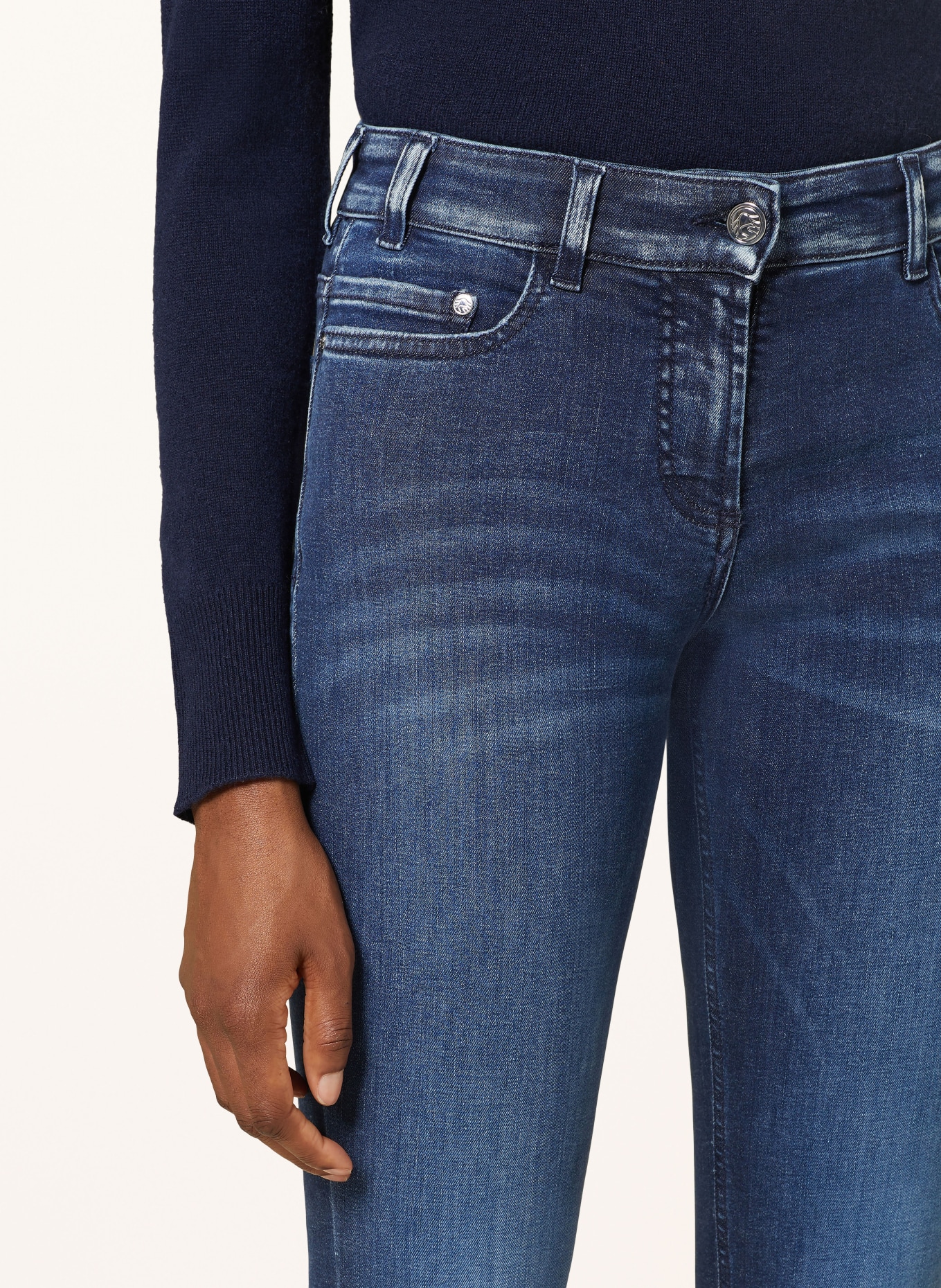 ULLI EHRLICH SPORTALM Skinny jeans, Color: 23 Armada Blue (Image 5)
