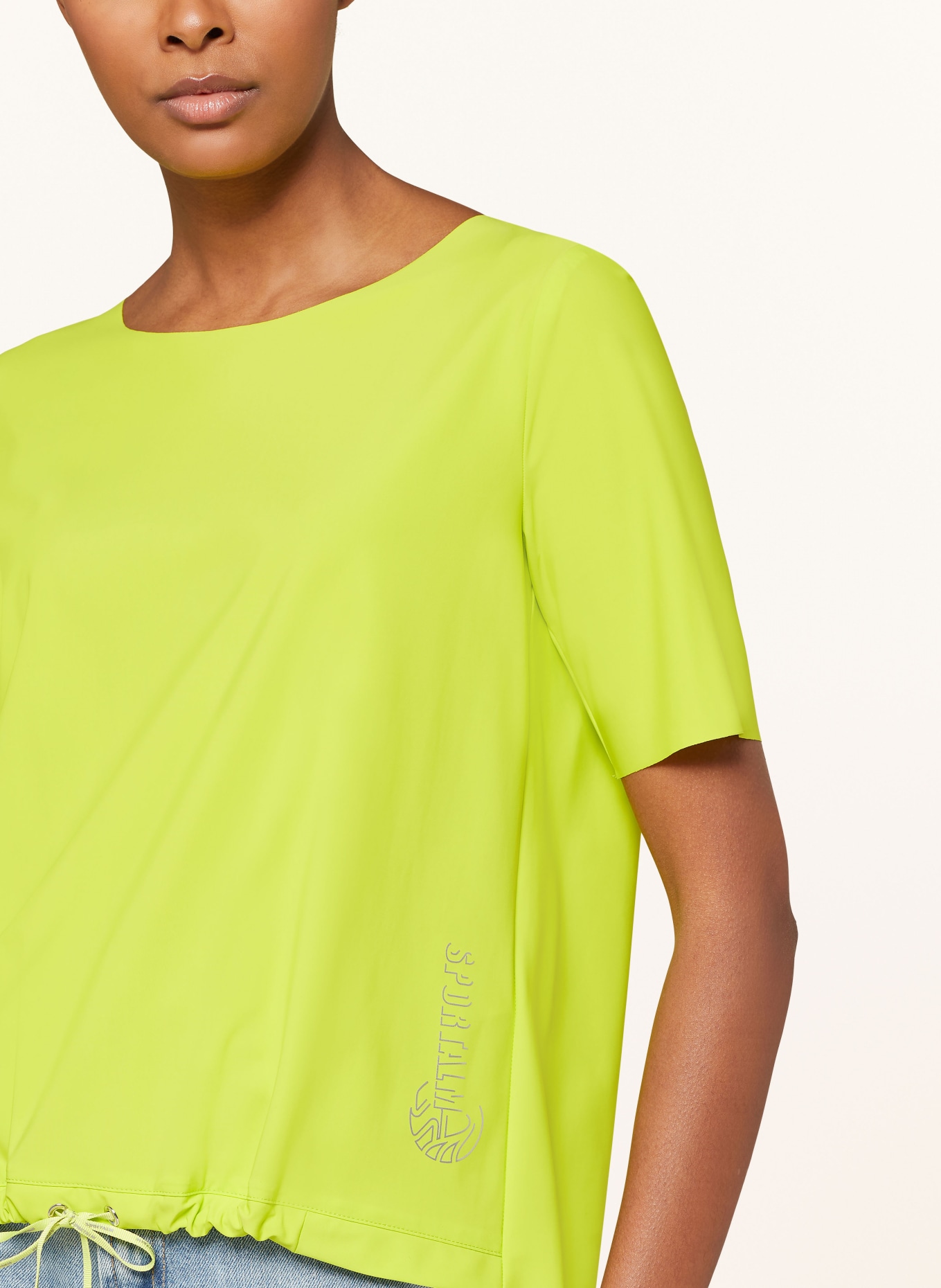 ULLI EHRLICH SPORTALM T-shirt, Color: NEON GREEN (Image 4)