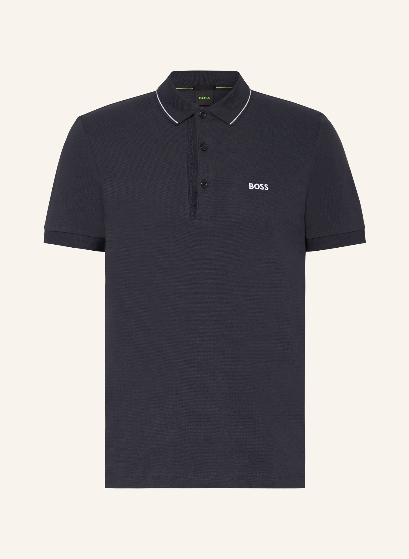 BOSS Piqué-Poloshirt PAULE Slim Fit, Farbe: DUNKELBLAU (Bild 1)