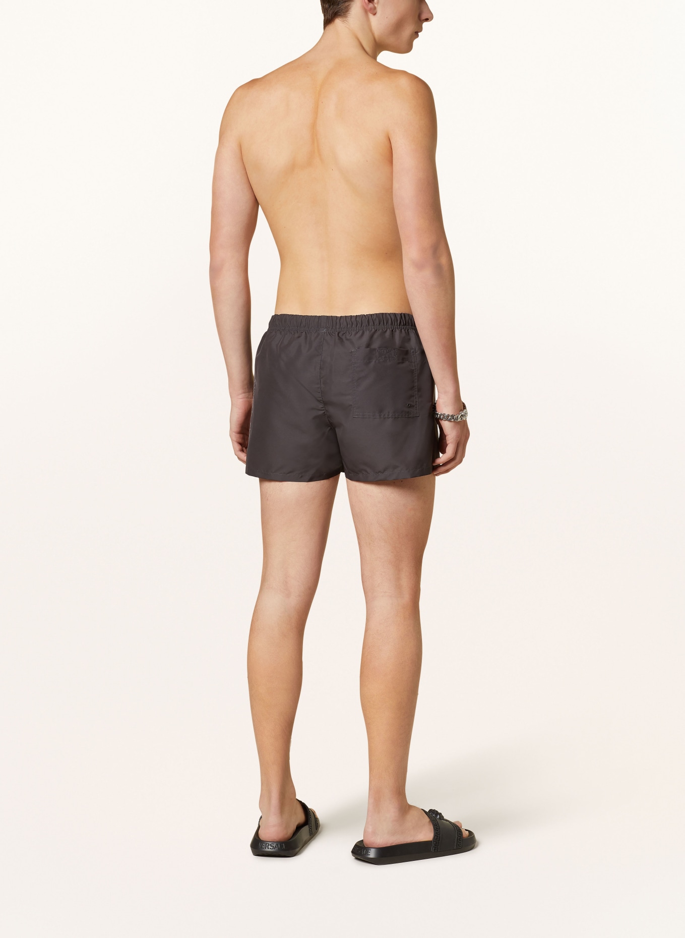 VERSACE Swim shorts, Color: BLACK/ GRAY (Image 3)