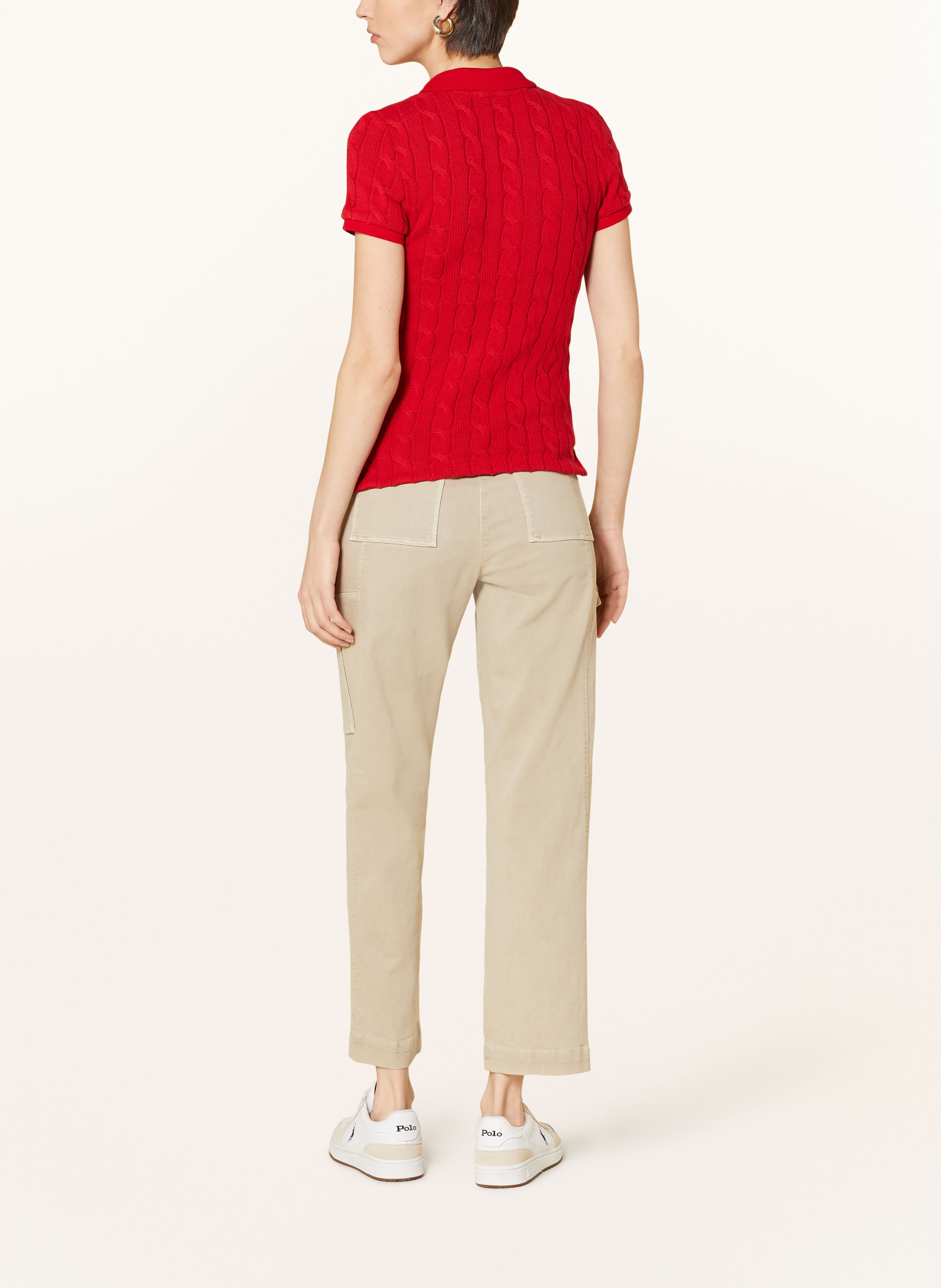 POLO RALPH LAUREN Knitted polo shirt, Color: RED (Image 3)