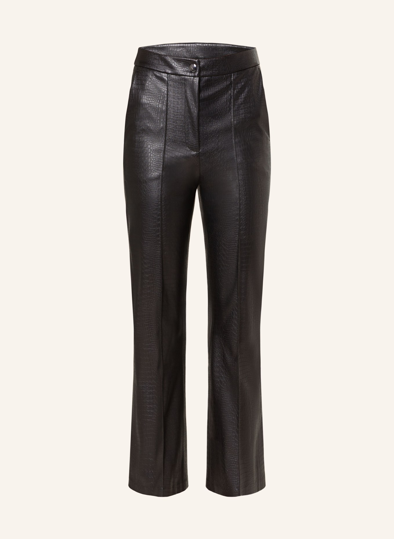 MaxMara LEISURE Trousers QUEVA leather look, Color: BLACK (Image 1)
