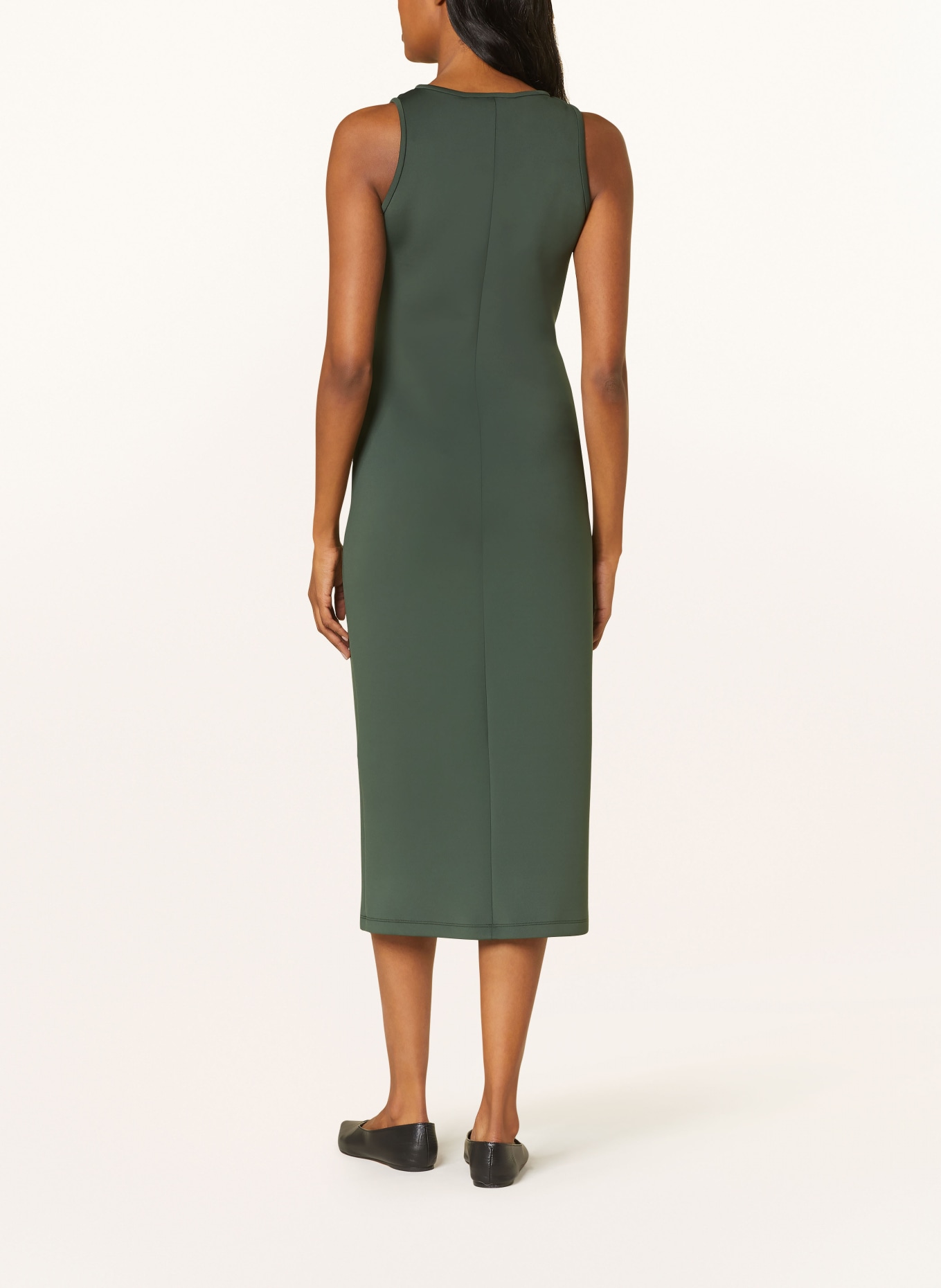 MaxMara LEISURE Jersey dress BACCANO, Color: DARK GREEN (Image 3)