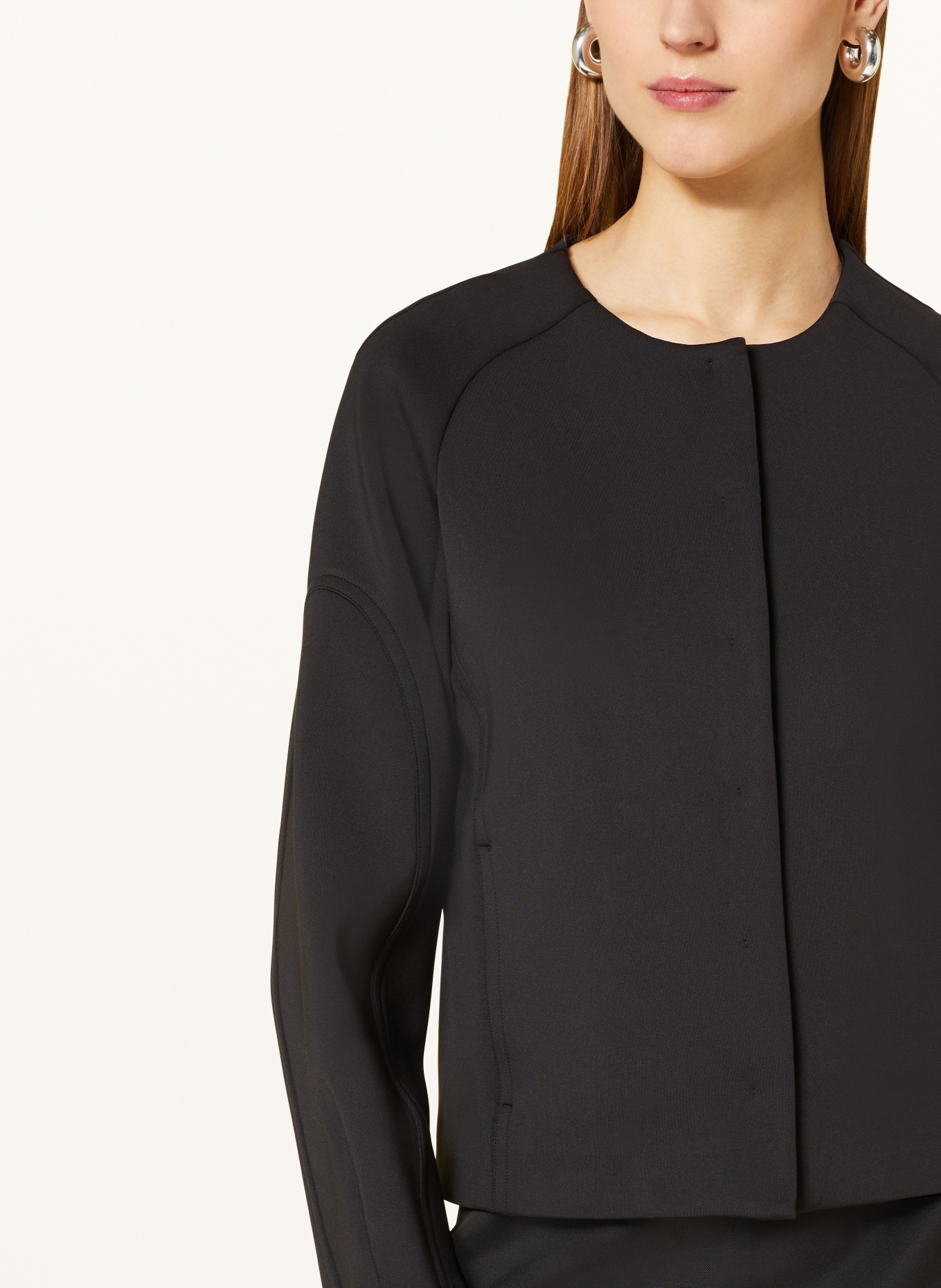 MaxMara LEISURE Jersey blazer DRAMMA, Color: BLACK (Image 4)