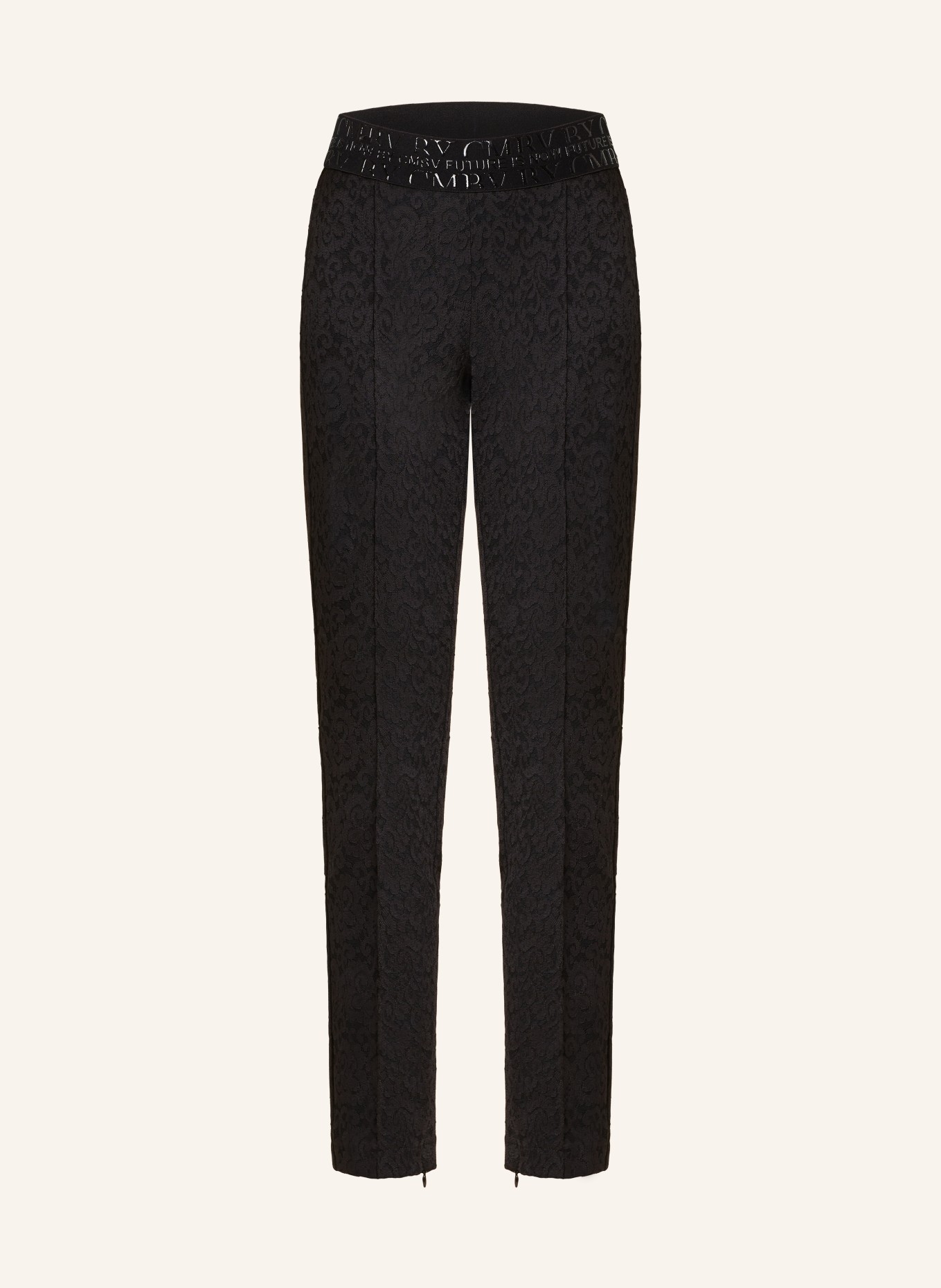 CAMBIO Trousers RANEE with lace, Color: BLACK (Image 1)