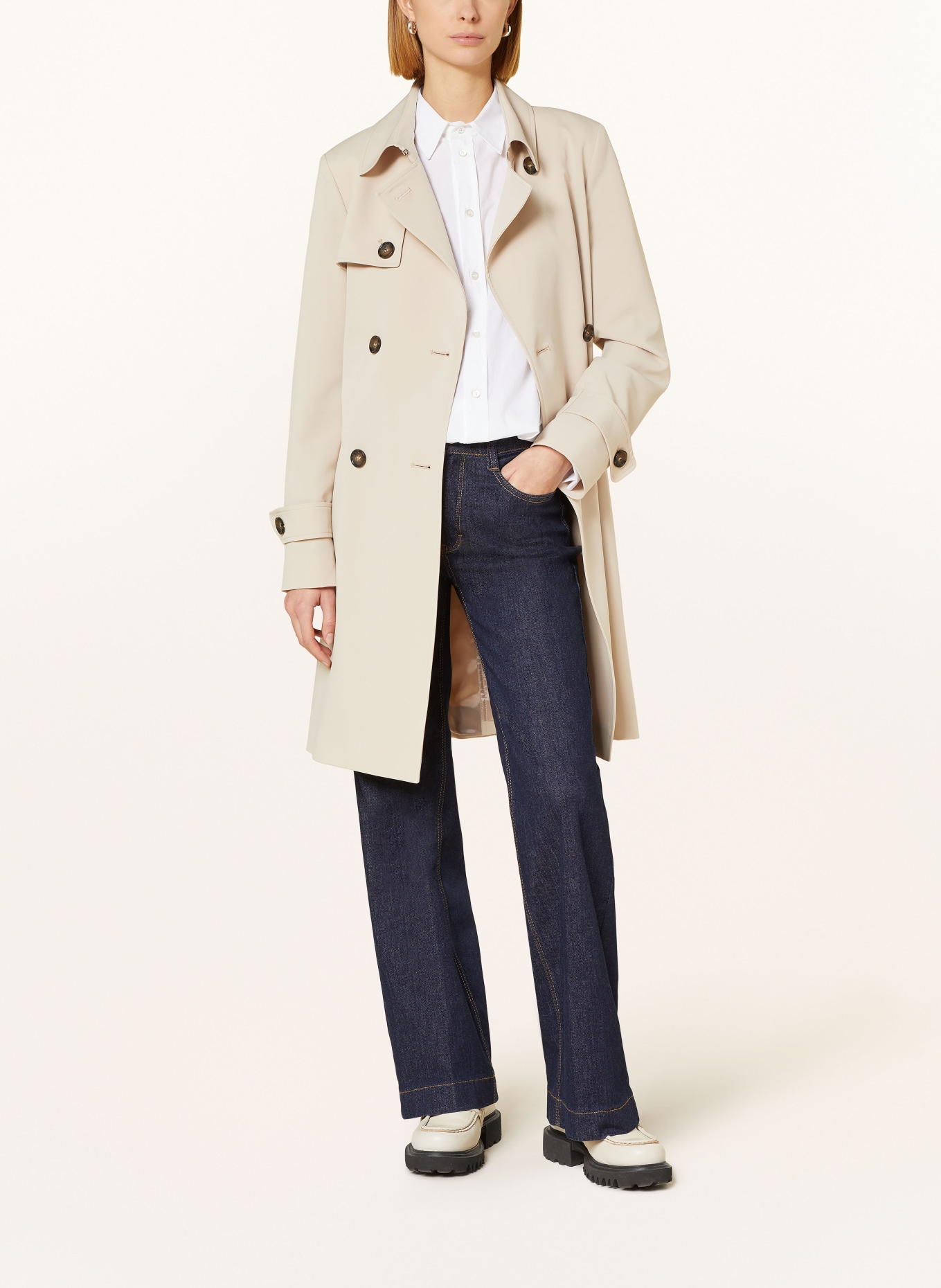 ICONS CINZIA ROCCA Trench coat, Color: 6 SAND (Image 2)