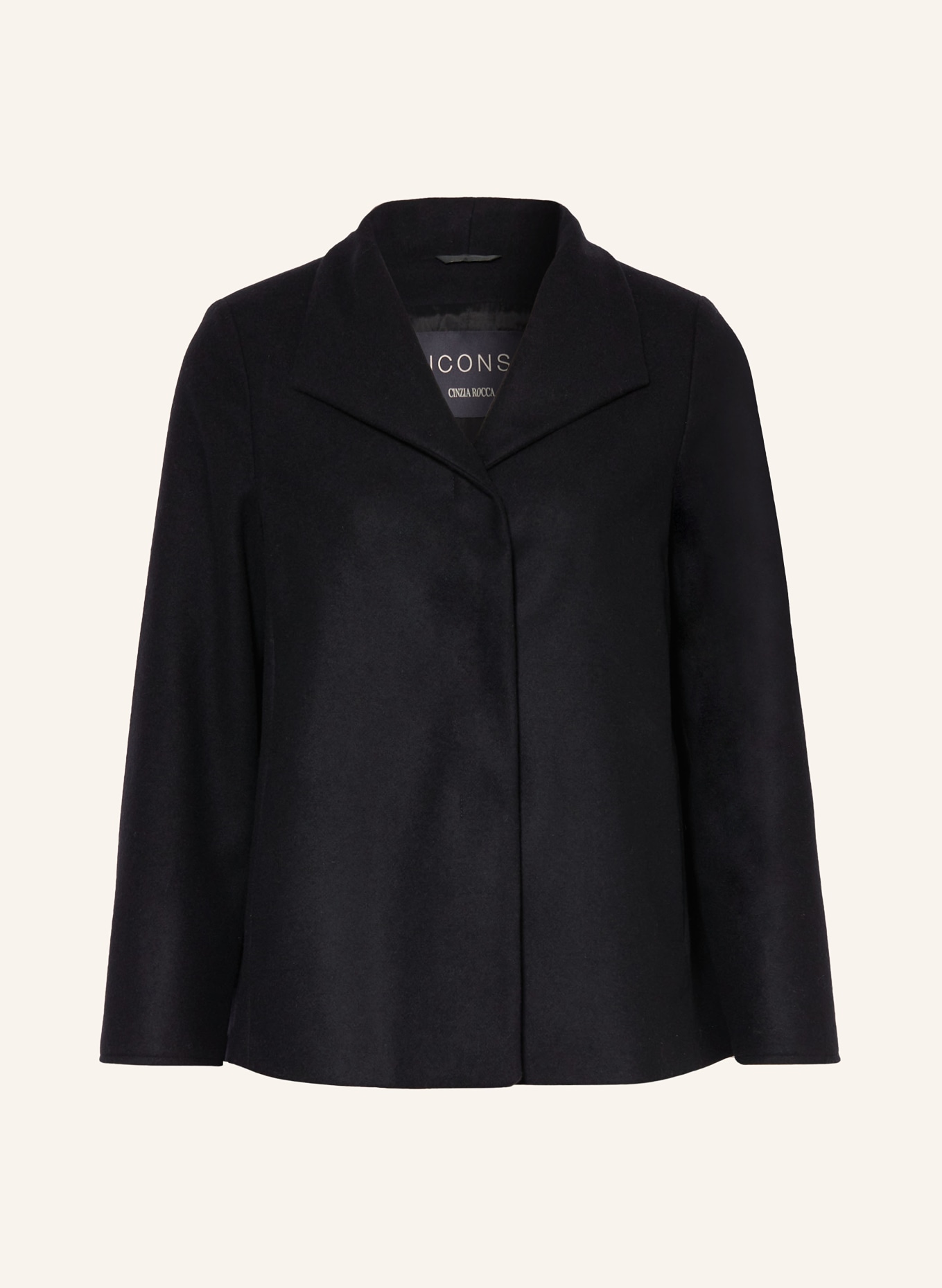 ICONS CINZIA ROCCA Jacket, Color: BLACK (Image 1)
