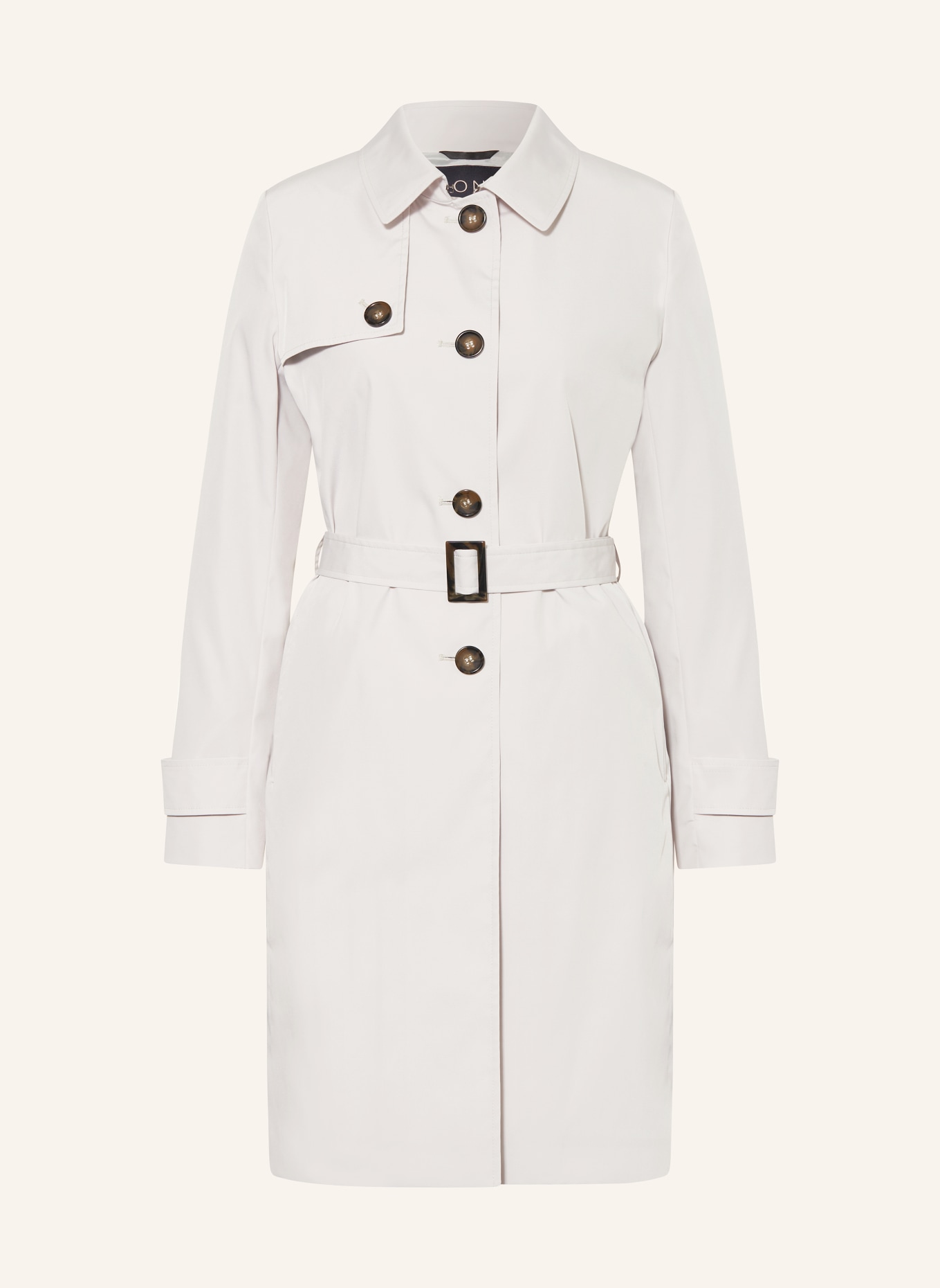 ICONS CINZIA ROCCA Trench coat, Color: LIGHT GRAY (Image 1)