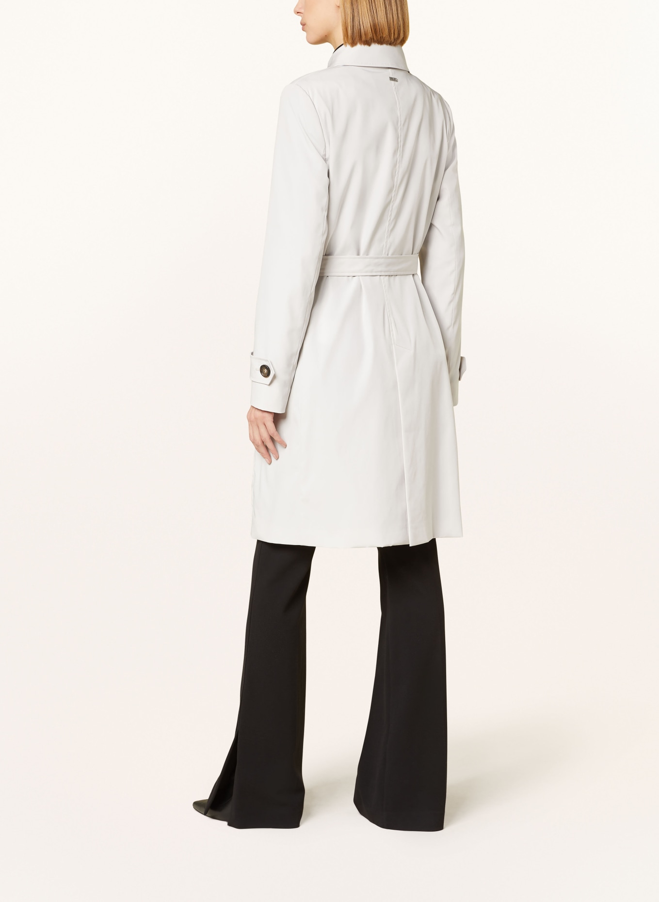 ICONS CINZIA ROCCA Trench coat, Color: LIGHT GRAY (Image 3)