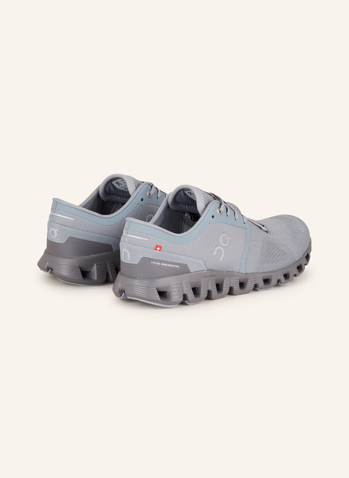 On Fitness shoes CLOUD X 3, Color: GRAY (Image 2)