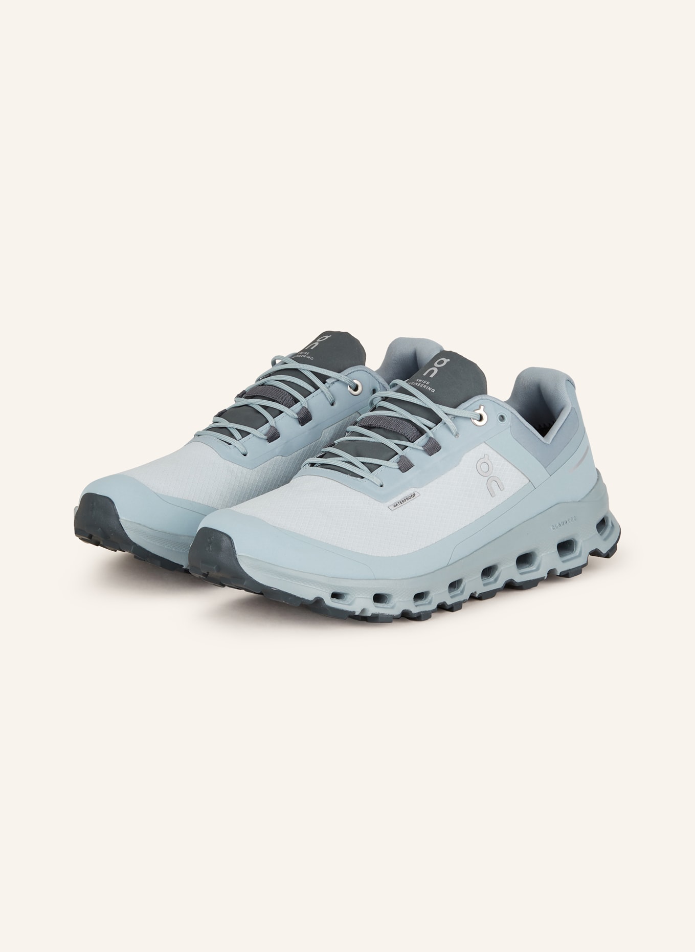 On Trail running shoes CLOUDVISTA WATERPROOF, Color: BLUE GRAY (Image 1)