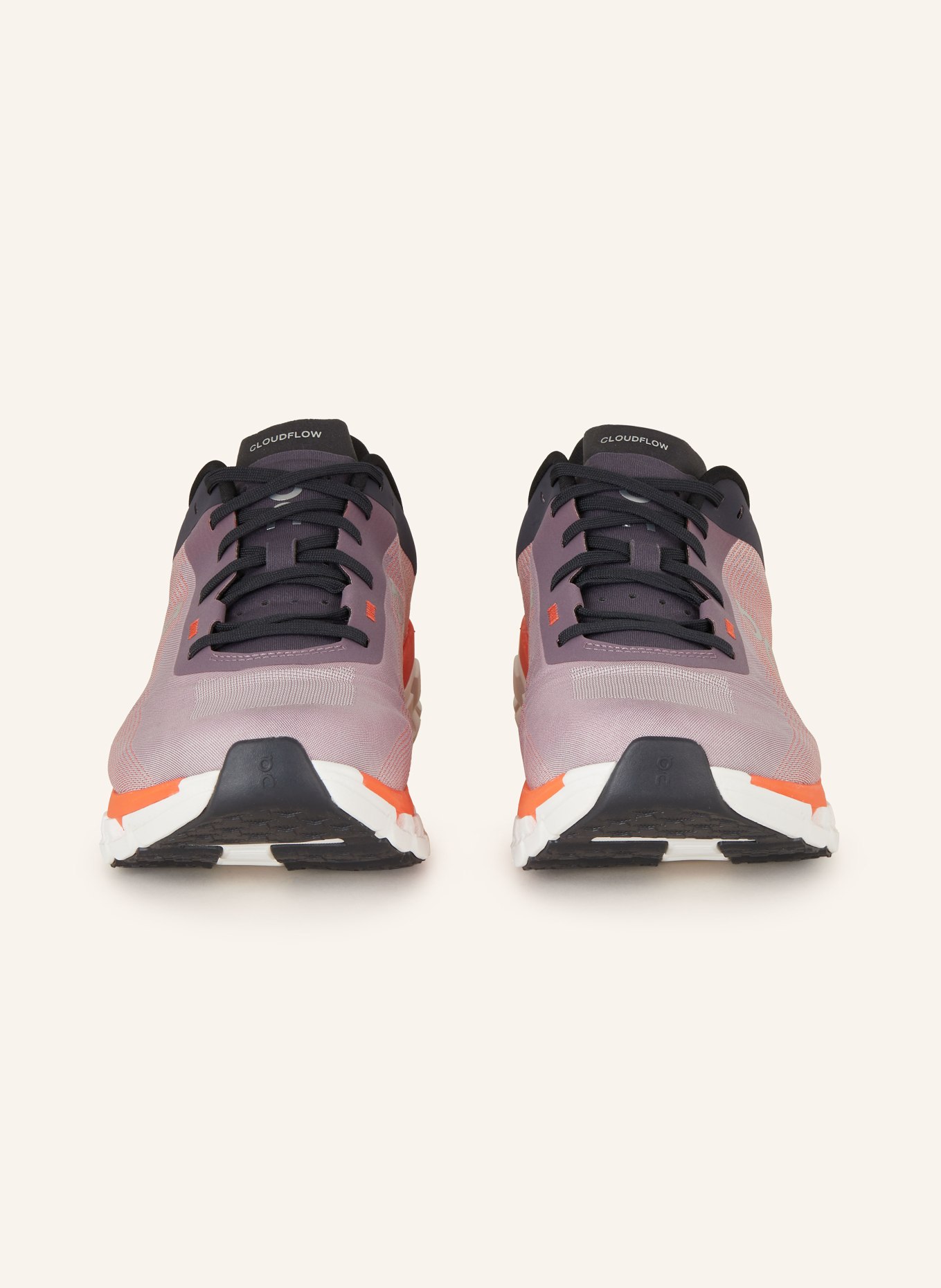 On Running shoes CLOUDFLOW 4, Color: ORANGE/ PURPLE (Image 3)