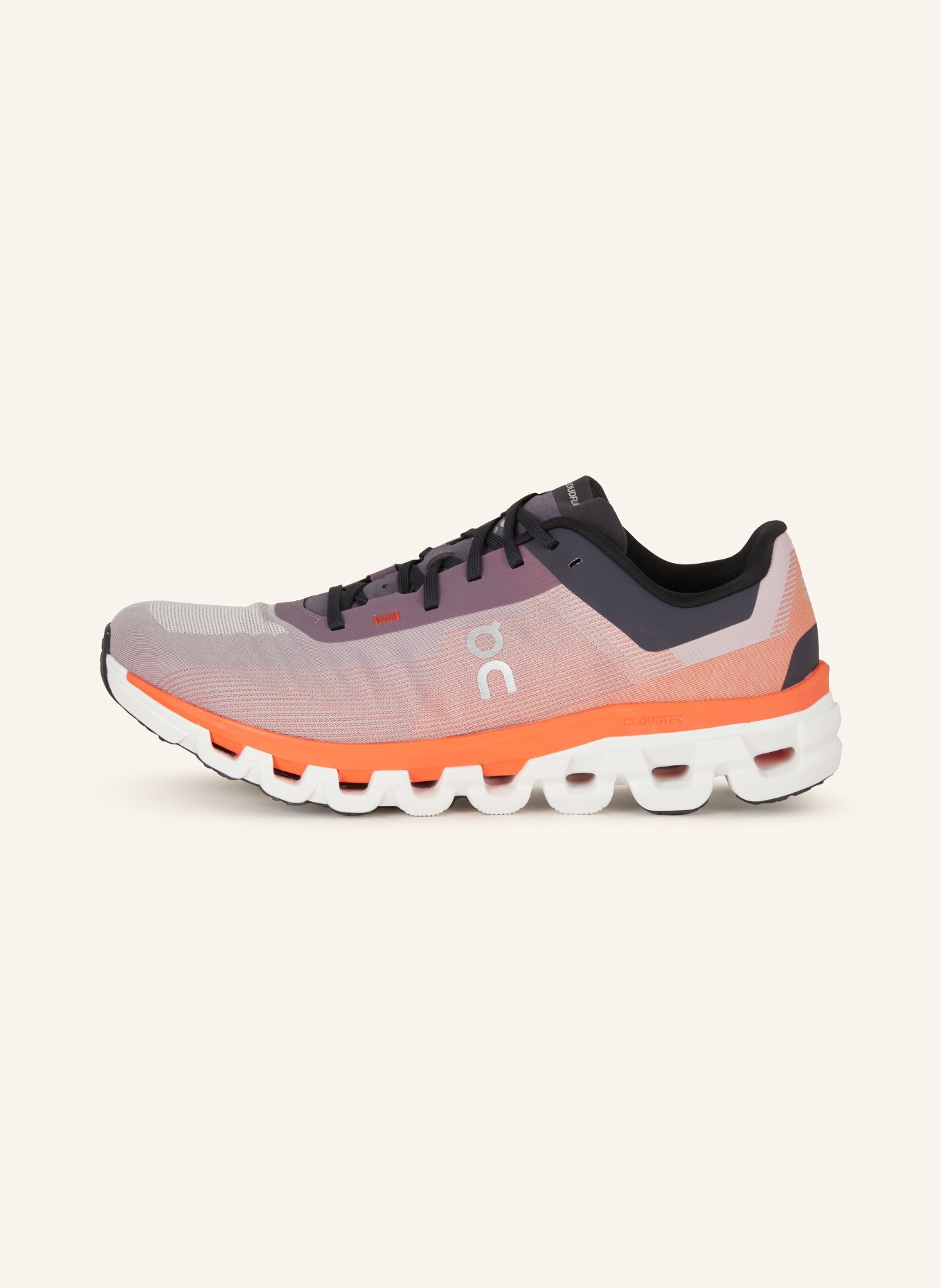 On Running shoes CLOUDFLOW 4, Color: ORANGE/ PURPLE (Image 4)